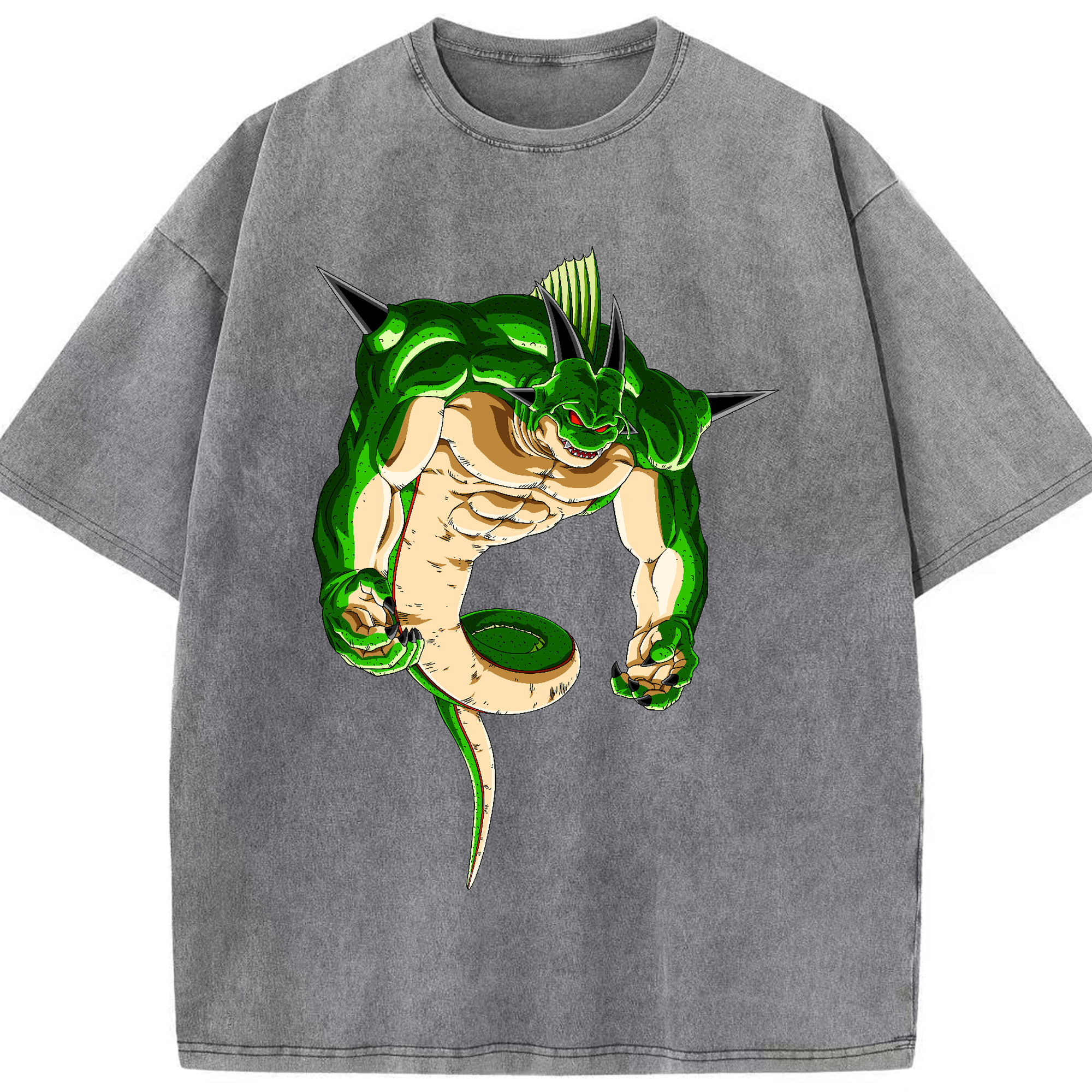 （画像用） ドラゴンボール 神龍 シェンロン DRAGON BALL Shenron 綿100% ヴィンテージ風 半袖Tシャツ（フロントプリント）