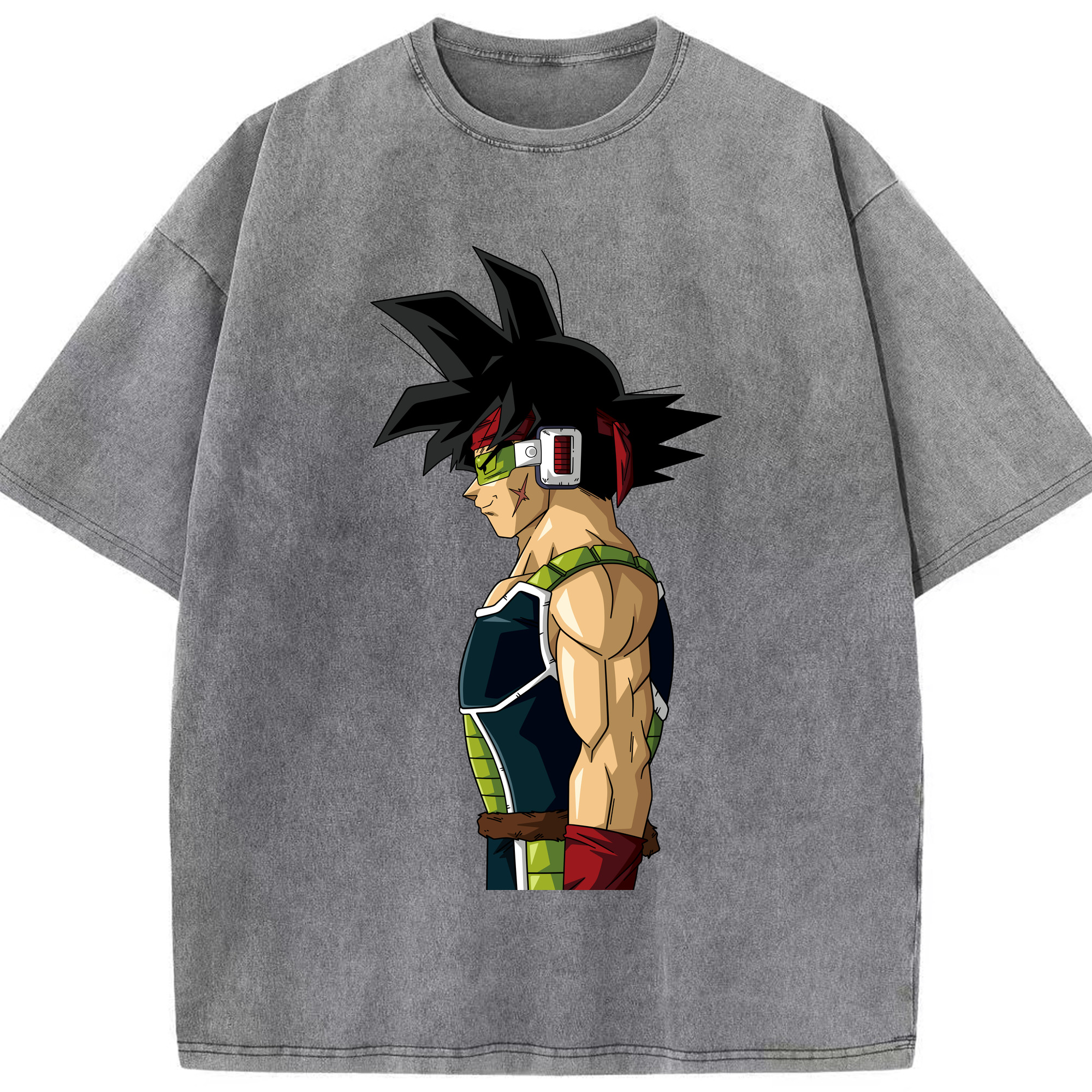 （画像用） ドラゴンボール バーダック DRAGON BALL Burdock 綿100% ヴィンテージ風 半袖Tシャツ（フロントプリント）