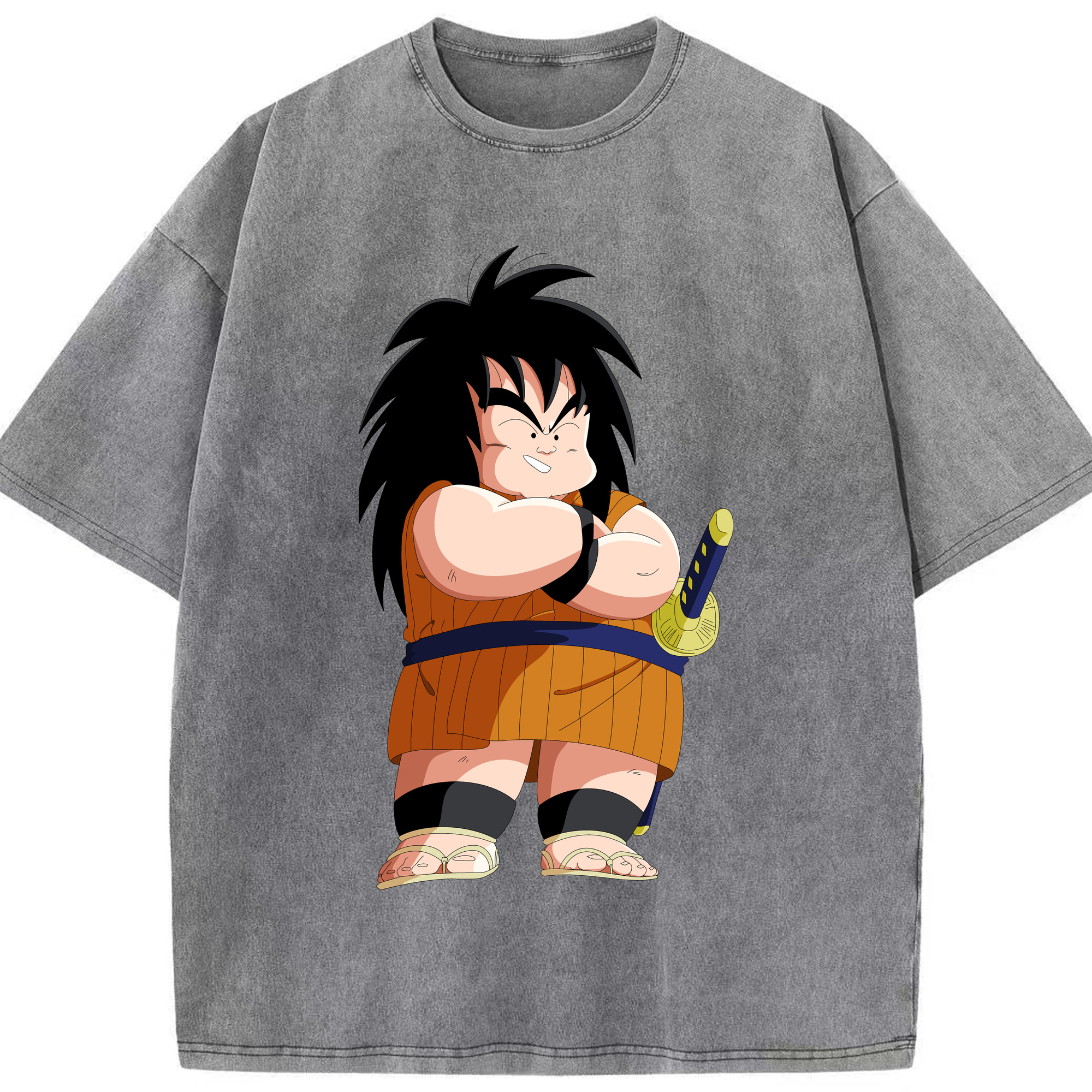 （画像用） ドラゴンボール やじろべえ DRAGON BALL Yajirobe 綿100% ヴィンテージ風 半袖Tシャツ（フロントプリント）