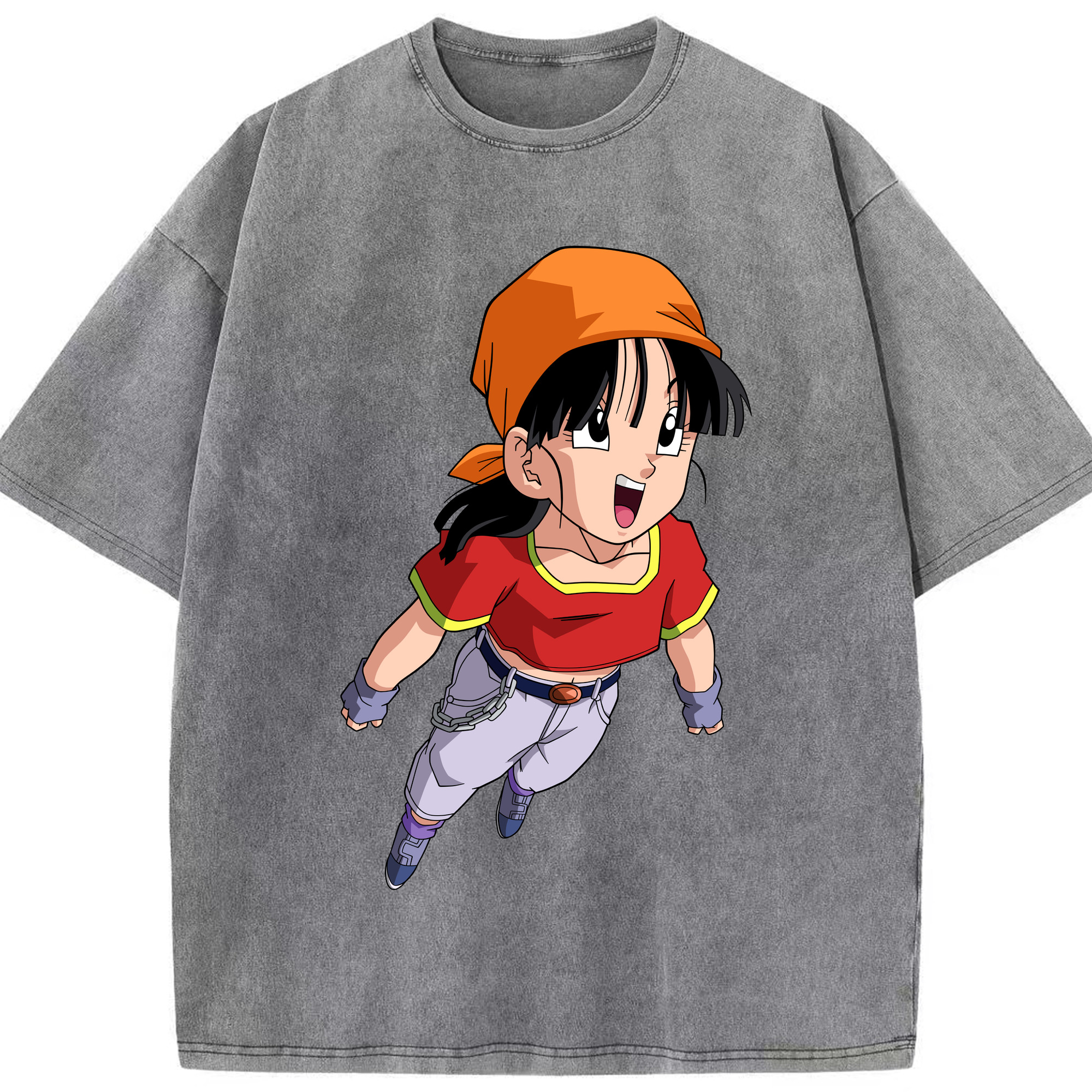 （画像用） ドラゴンボール パン DRAGON BALL Pan 綿100% ヴィンテージ風 半袖Tシャツ（フロントプリント）