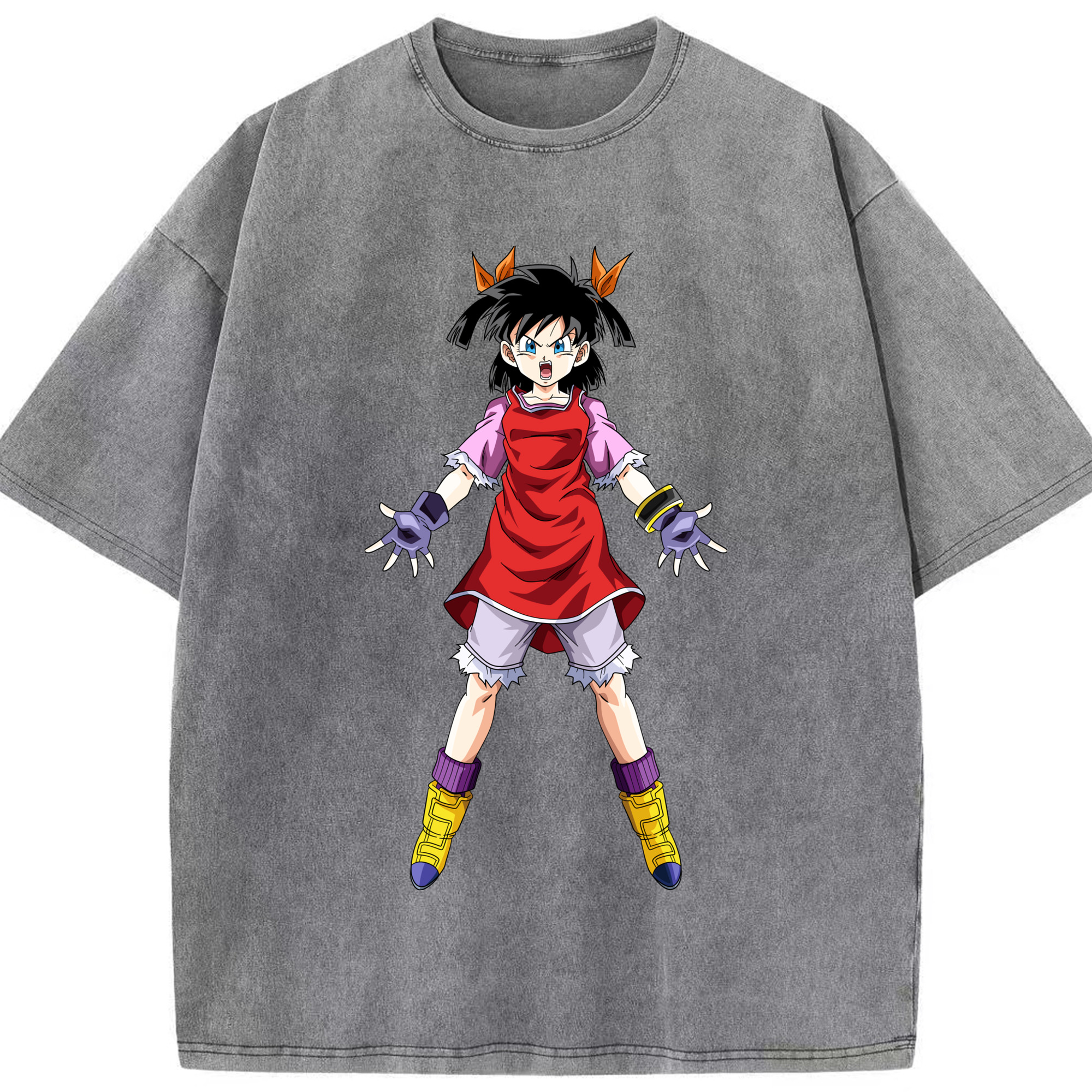 （画像用） ドラゴンボール パン DRAGON BALL Pan 綿100% ヴィンテージ風 半袖Tシャツ（フロントプリント）