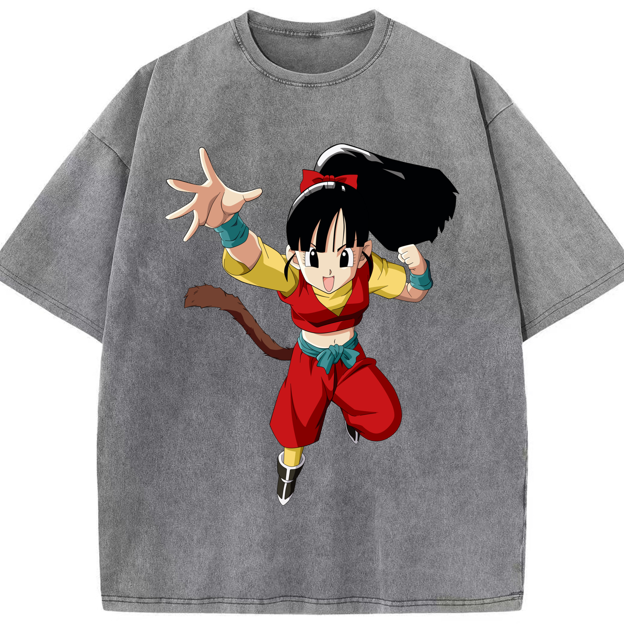 （画像用） ドラゴンボール パン DRAGON BALL Pan 綿100% ヴィンテージ風 半袖Tシャツ（フロントプリント）