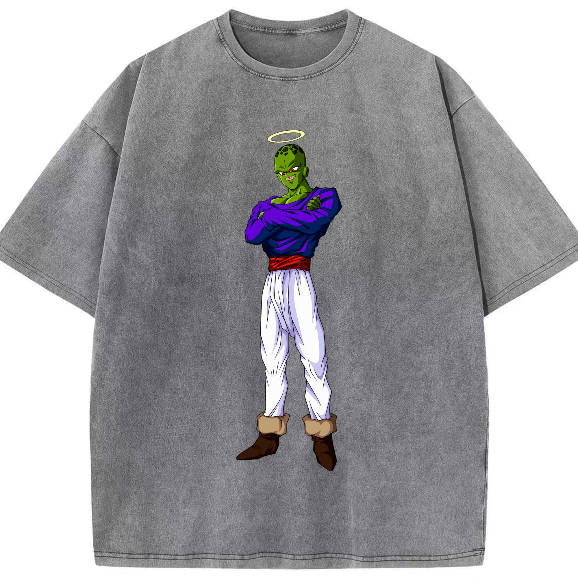 （画像用） ドラゴンボール パイクーハン DRAGON BALL Pikkon 綿100% ヴィンテージ風 半袖Tシャツ（フロントプリント）