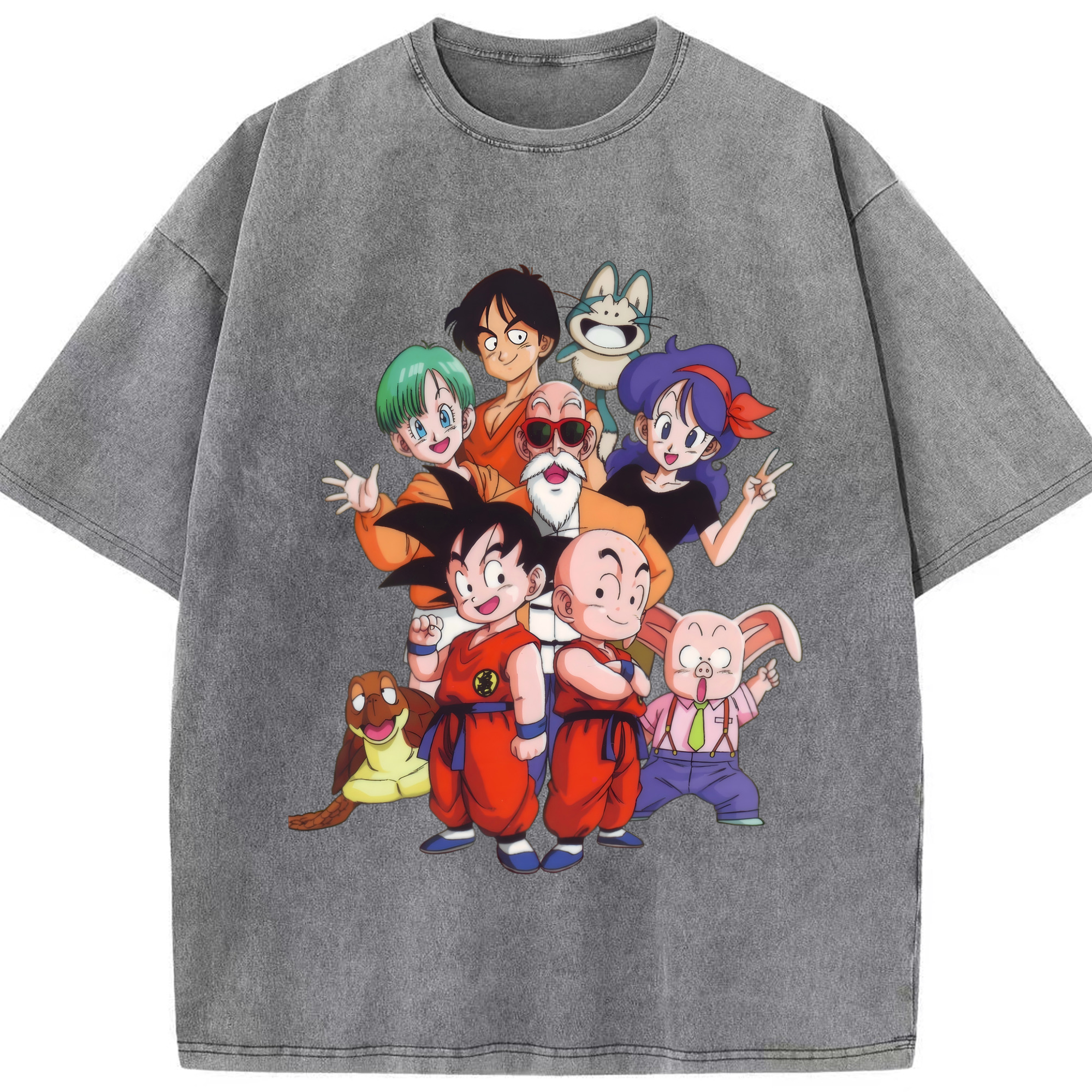 （画像用） ドラゴンボール DRAGON BALL 綿100% ヴィンテージ風 半袖Tシャツ（フロントプリント）