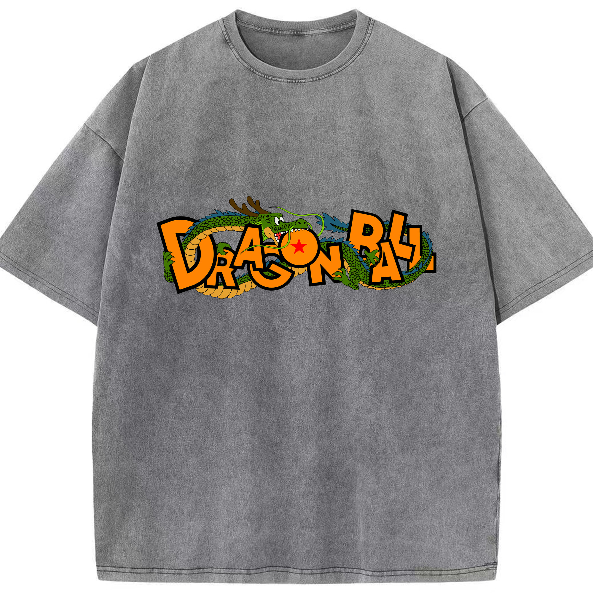 （画像用） ドラゴンボール DRAGON BALL 綿100% ヴィンテージ風 半袖Tシャツ（フロントプリント）