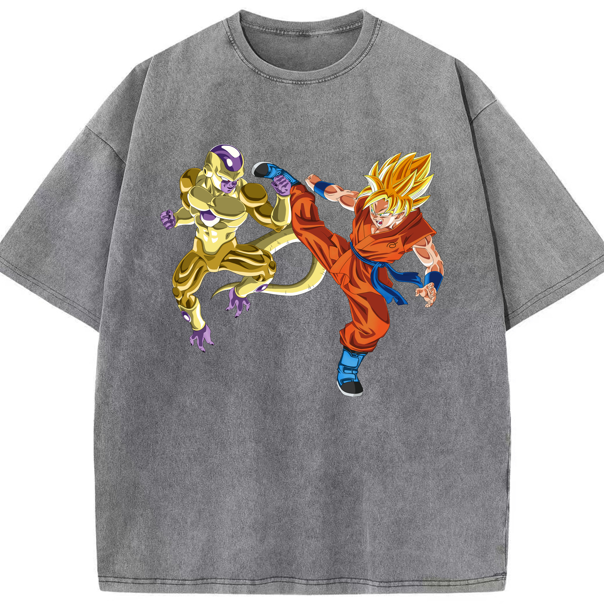 （画像用） ドラゴンボール DRAGON BALL 綿100% ヴィンテージ風 半袖Tシャツ（フロントプリント）