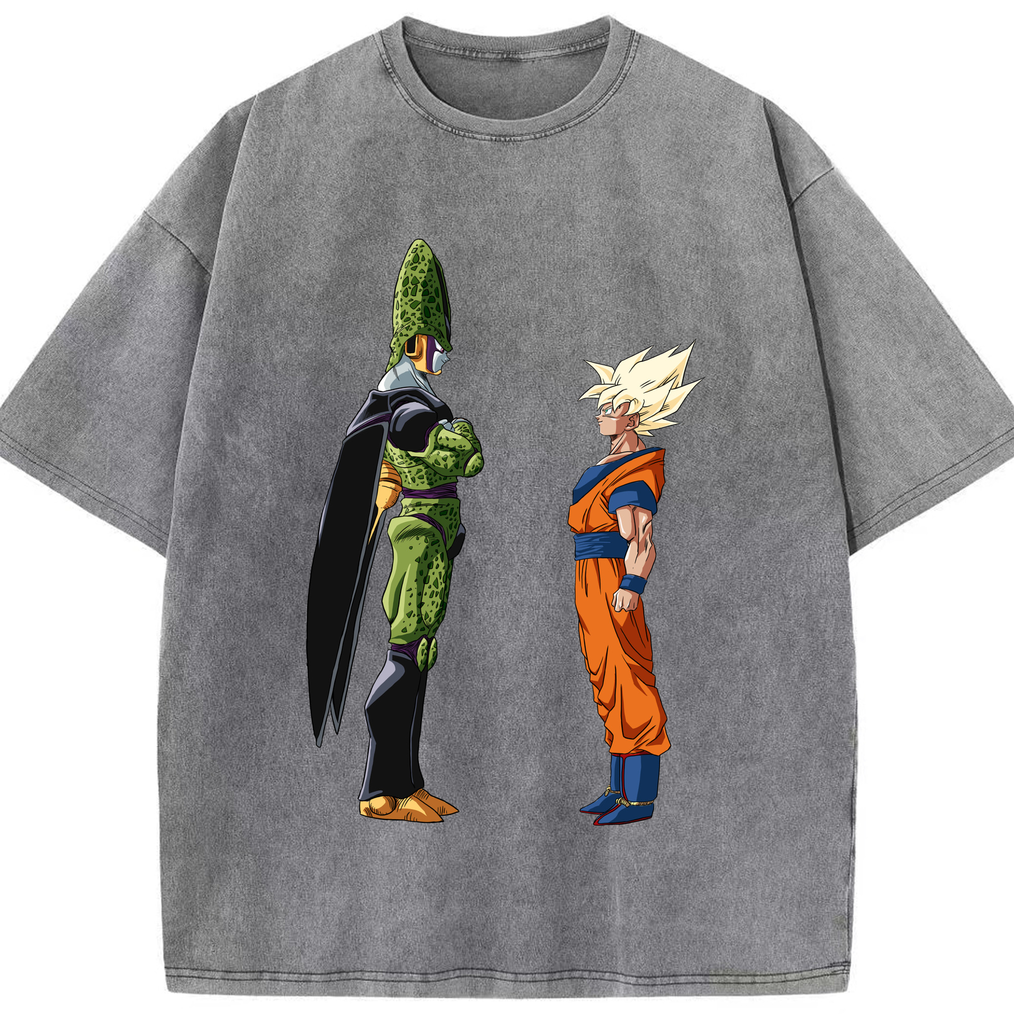 （画像用） ドラゴンボール DRAGON BALL 綿100% ヴィンテージ風 半袖Tシャツ（フロントプリント）