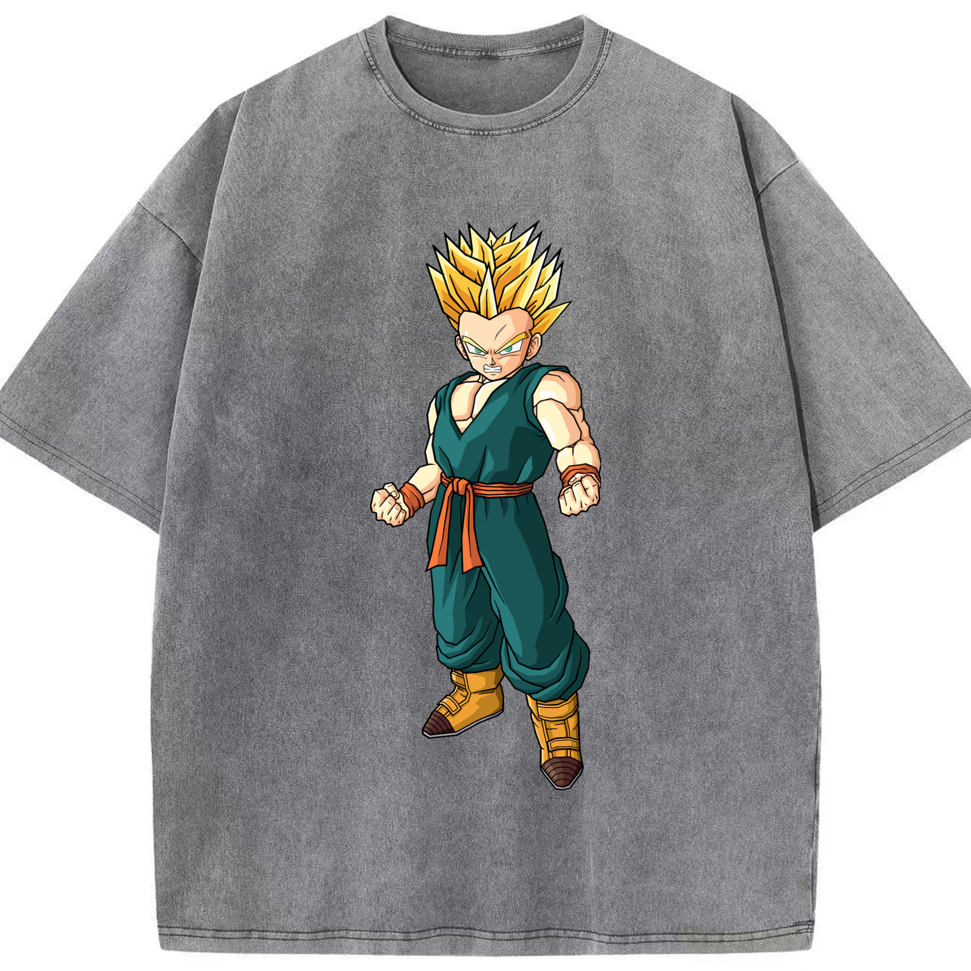 （画像用） ドラゴンボール DRAGON BALL 綿100% ヴィンテージ風 半袖Tシャツ（フロントプリント）