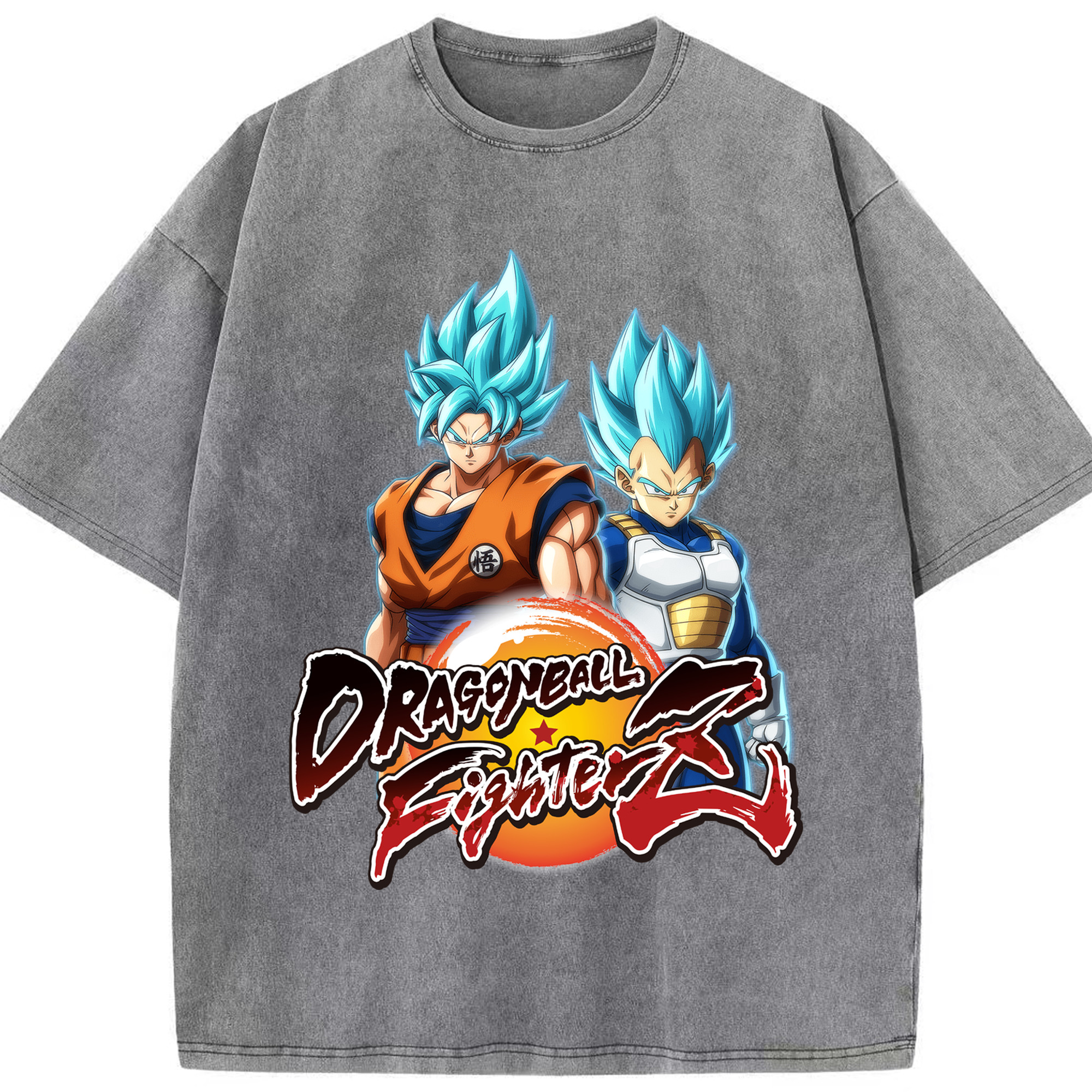 （画像用） ドラゴンボール DRAGON BALL 綿100% ヴィンテージ風 半袖Tシャツ（フロントプリント）