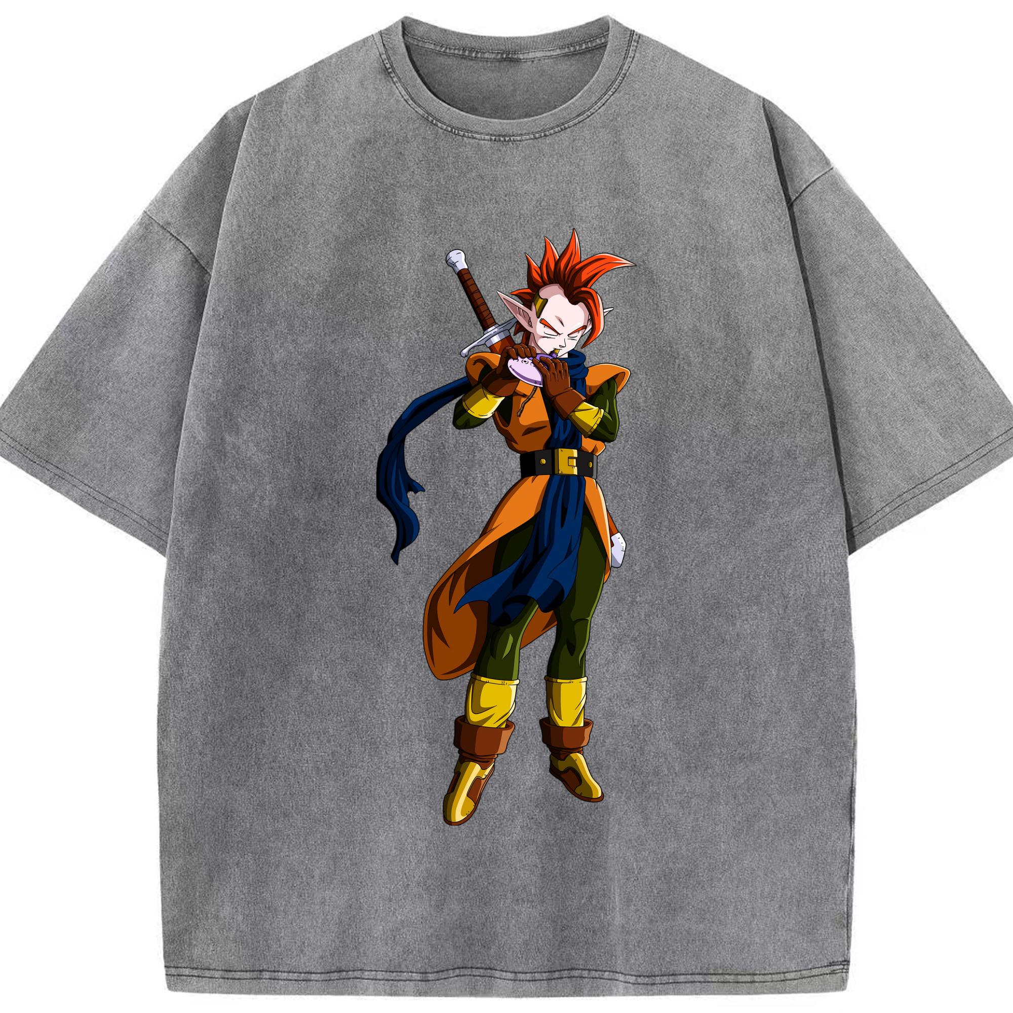 （画像用） ドラゴンボール DRAGON BALL 綿100% ヴィンテージ風 半袖Tシャツ（フロントプリント）
