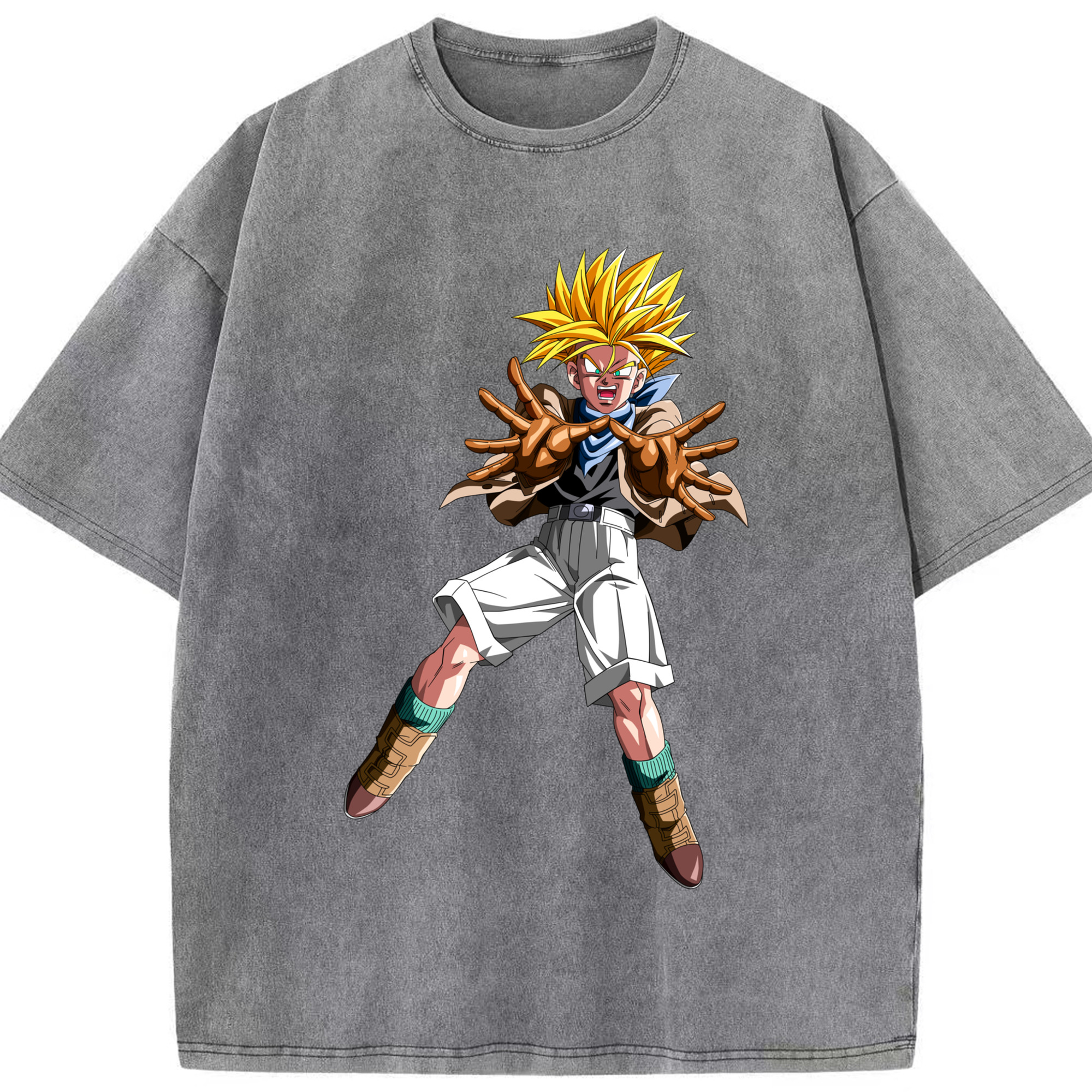 （画像用） ドラゴンボール DRAGON BALL 綿100% ヴィンテージ風 半袖Tシャツ（フロントプリント）