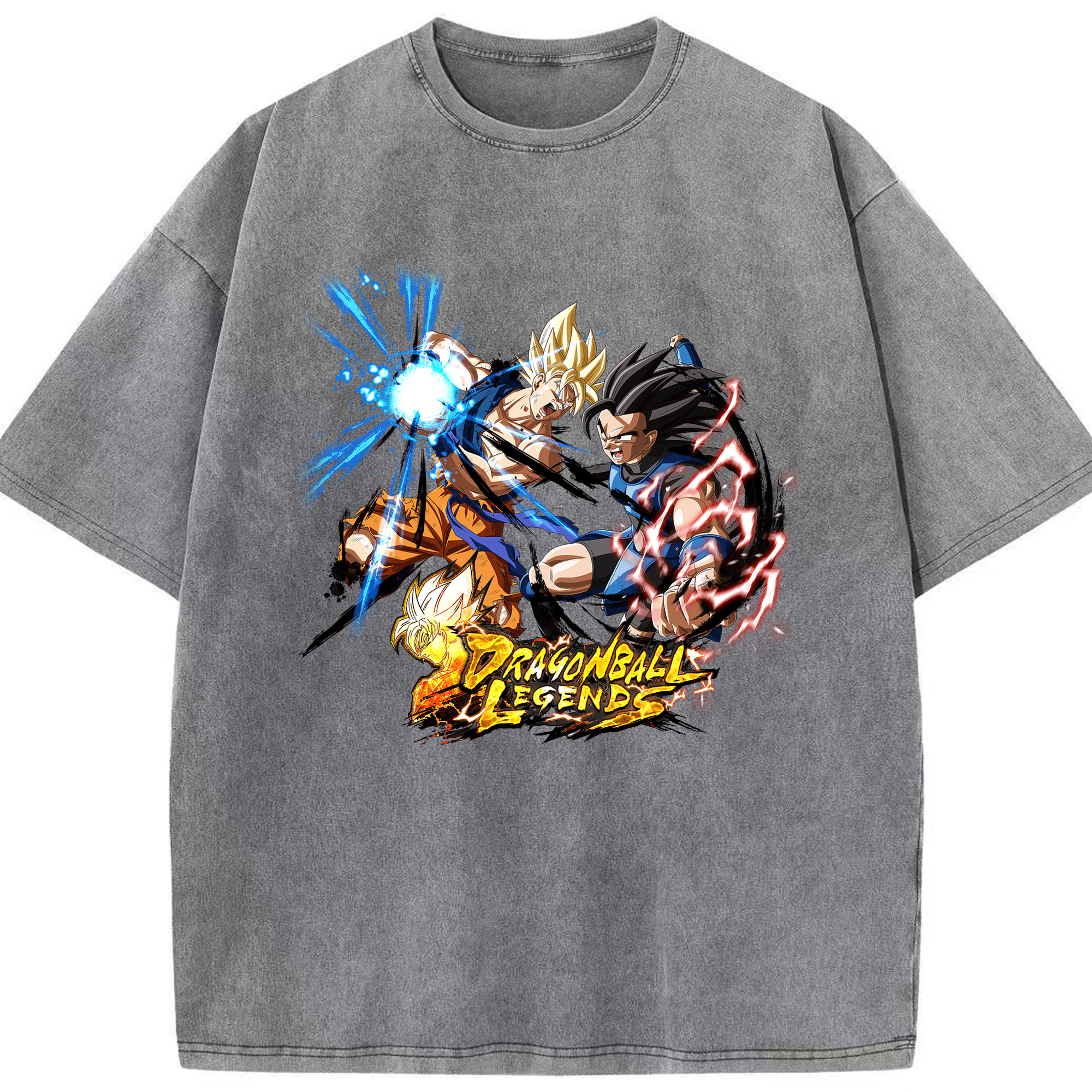 （画像用） ドラゴンボール DRAGON BALL 綿100% ヴィンテージ風 半袖Tシャツ（フロントプリント）