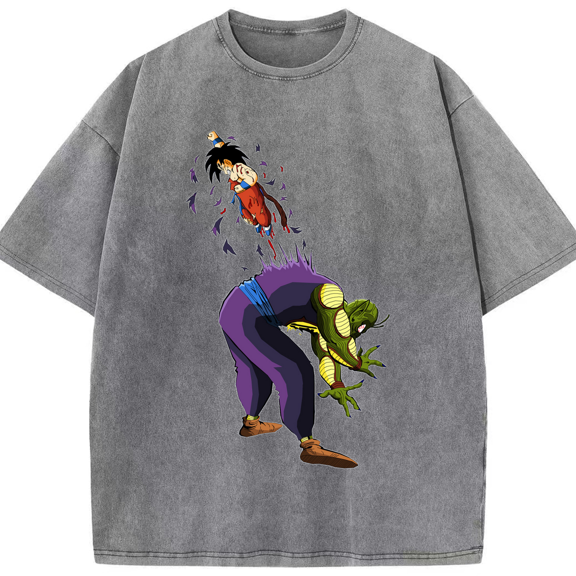 （画像用） ドラゴンボール DRAGON BALL 綿100% ヴィンテージ風 半袖Tシャツ（フロントプリント）