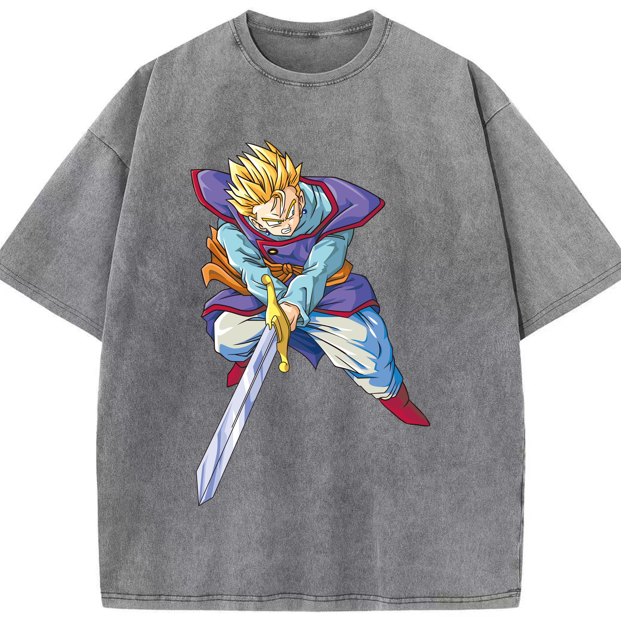 （画像用） ドラゴンボール DRAGON BALL 綿100% ヴィンテージ風 半袖Tシャツ（フロントプリント）