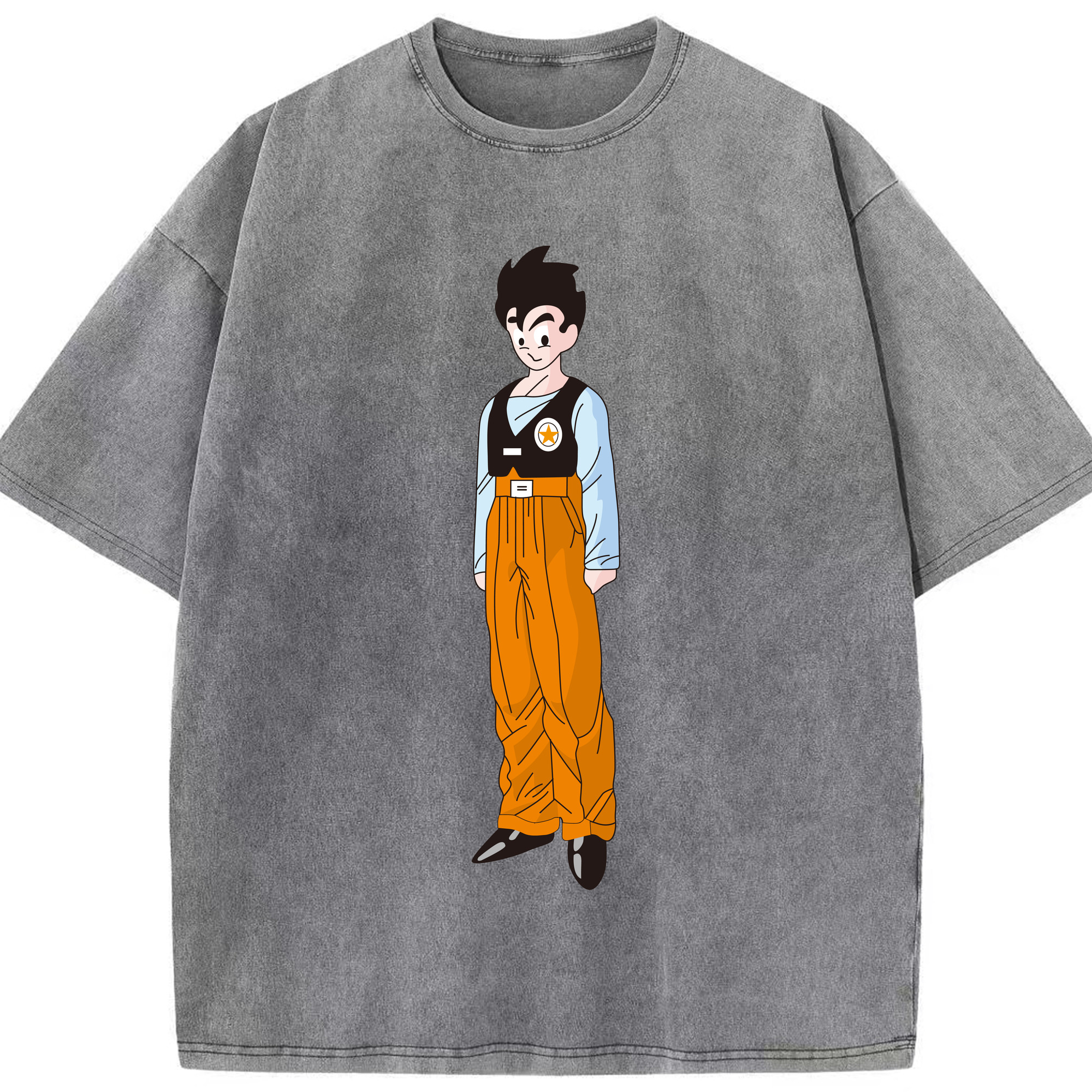 （画像用） ドラゴンボール DRAGON BALL 綿100% ヴィンテージ風 半袖Tシャツ（フロントプリント）
