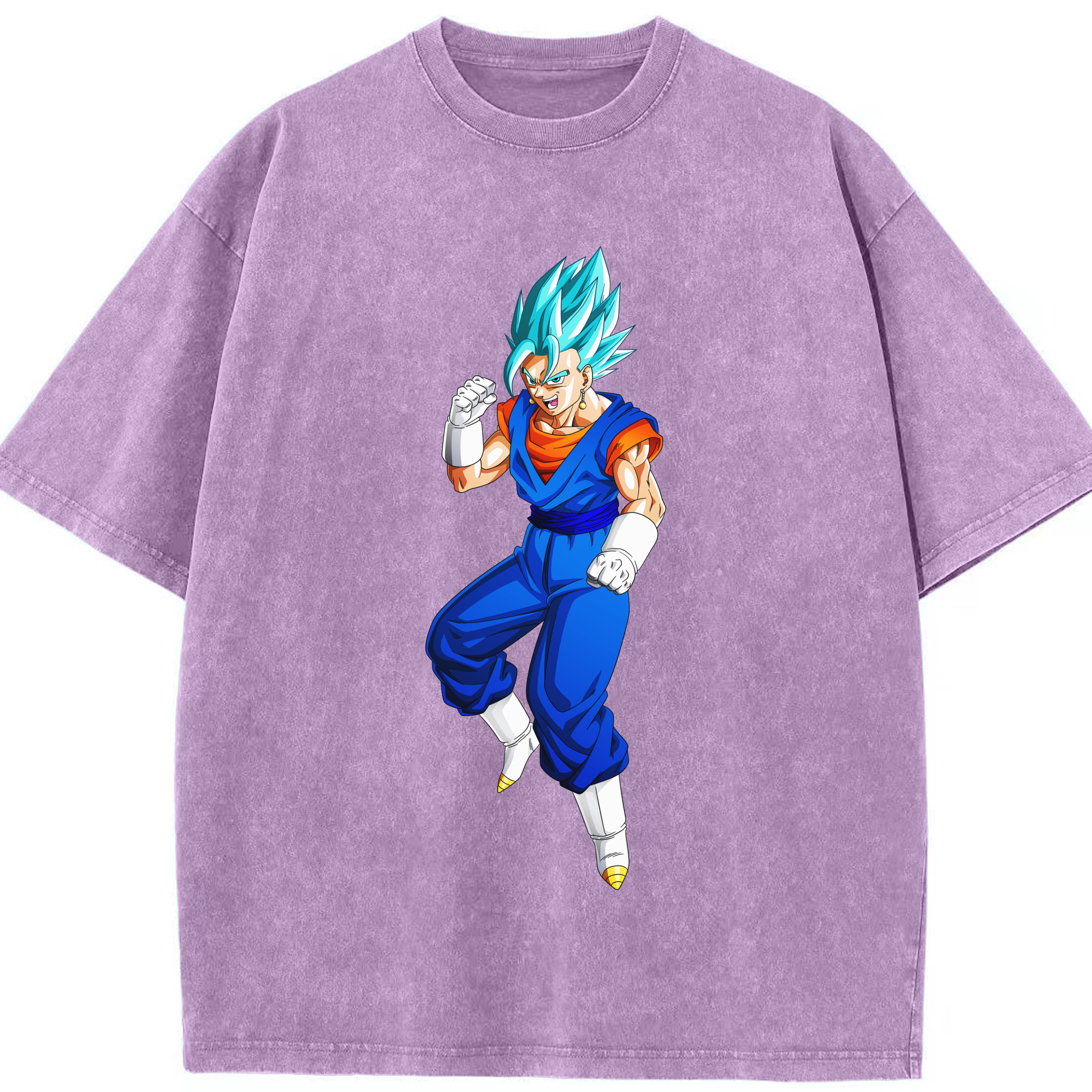 （画像用） ドラゴンボール ベジット DRAGON BALL Vegetto 綿100% ヴィンテージ風 半袖Tシャツ（フロントプリント）