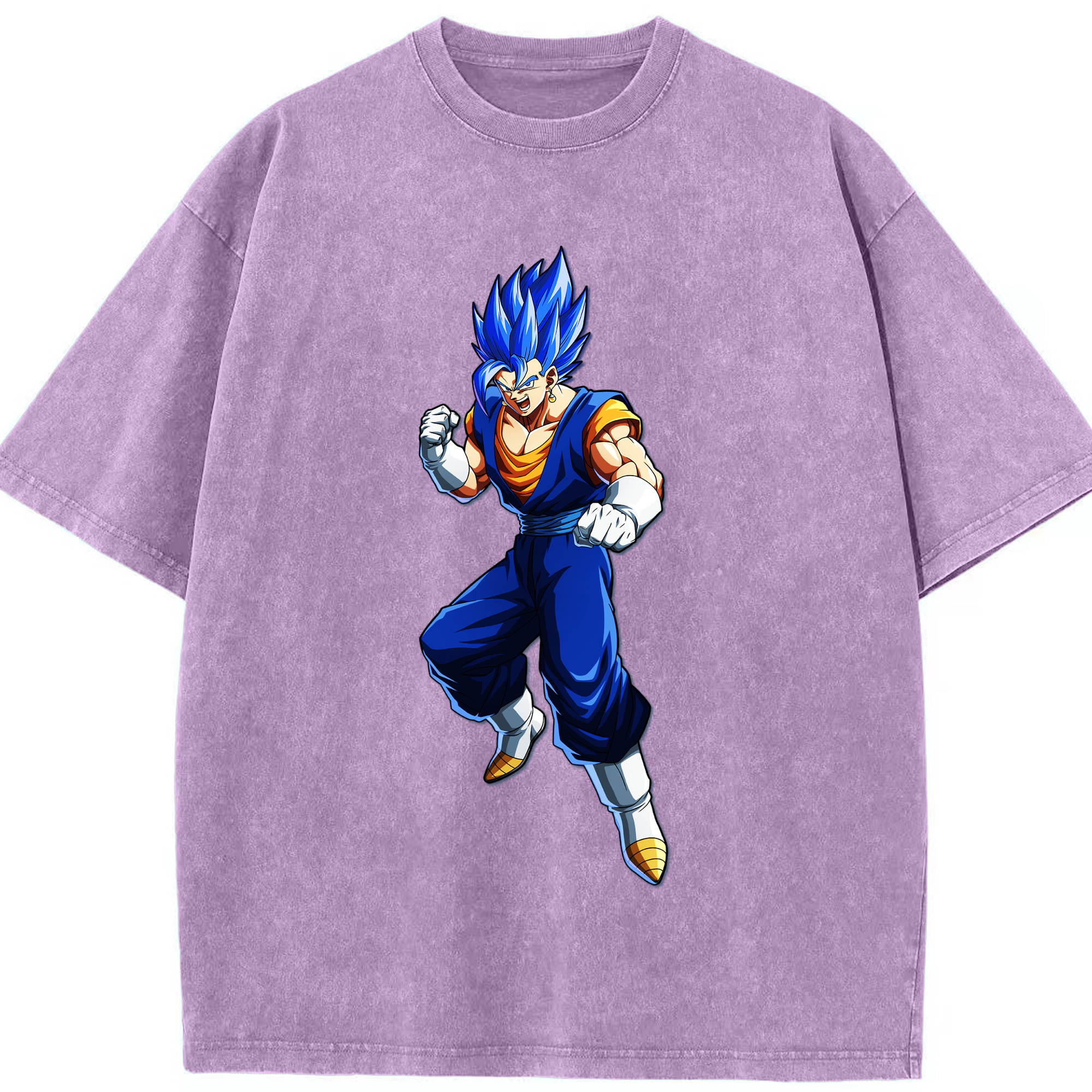 （画像用） ドラゴンボール ベジット DRAGON BALL Vegetto 綿100% ヴィンテージ風 半袖Tシャツ（フロントプリント）