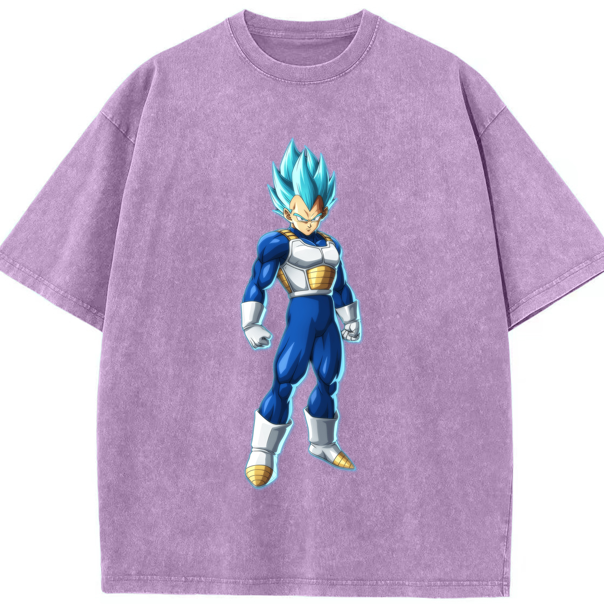 （画像用） ドラゴンボール ベジータ四世（Bejīta Yonsei）DRAGON BALL Vegeta IV 綿100% ヴィンテージ風 半袖Tシャツ（フロントプリント）