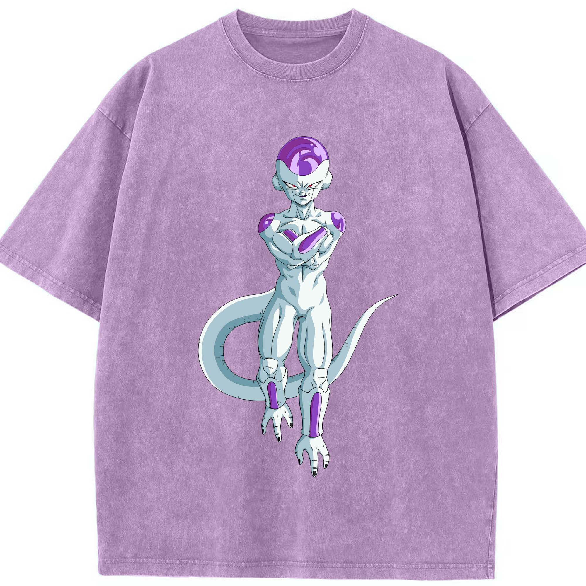 （画像用） ドラゴンボール フリーザ DRAGON BALL Frieza 綿100% ヴィンテージ風 半袖Tシャツ（フロントプリント）