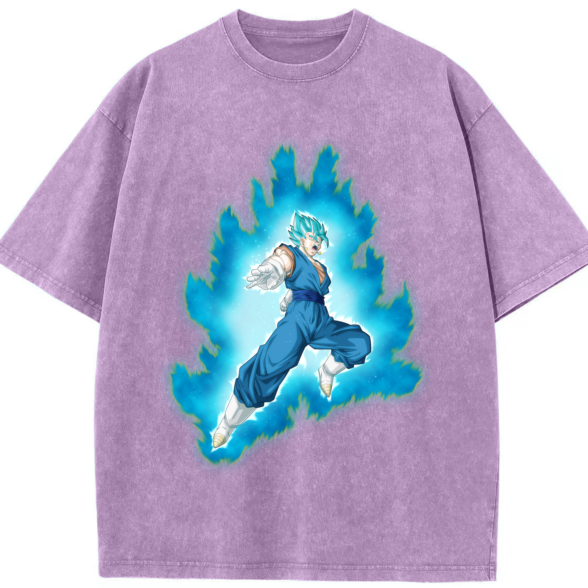（画像用） ドラゴンボール ベジット DRAGON BALL Vegetto 綿100% ヴィンテージ風 半袖Tシャツ（フロントプリント）