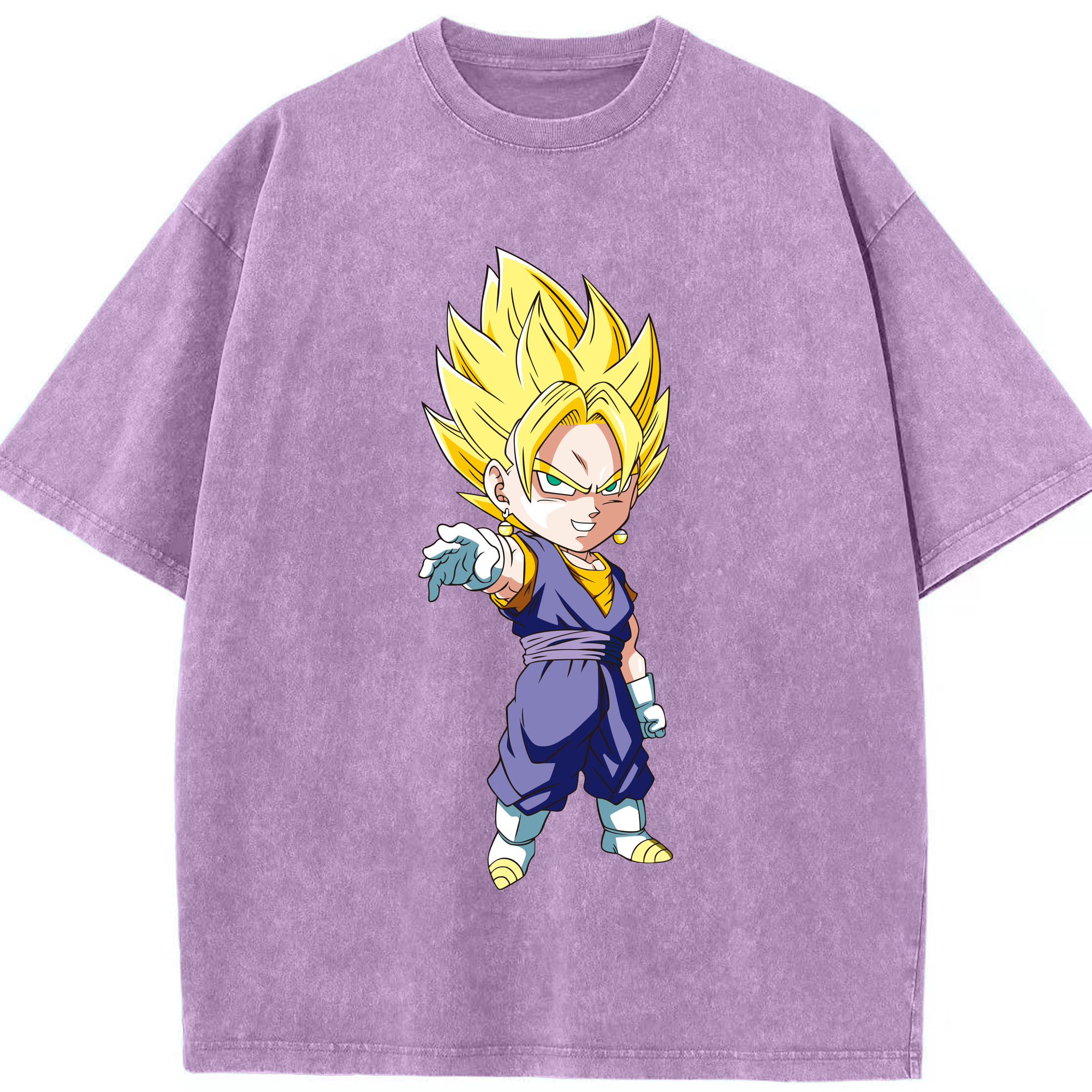（画像用） ドラゴンボール ベジット DRAGON BALL Vegetto 綿100% ヴィンテージ風 半袖Tシャツ（フロントプリント）