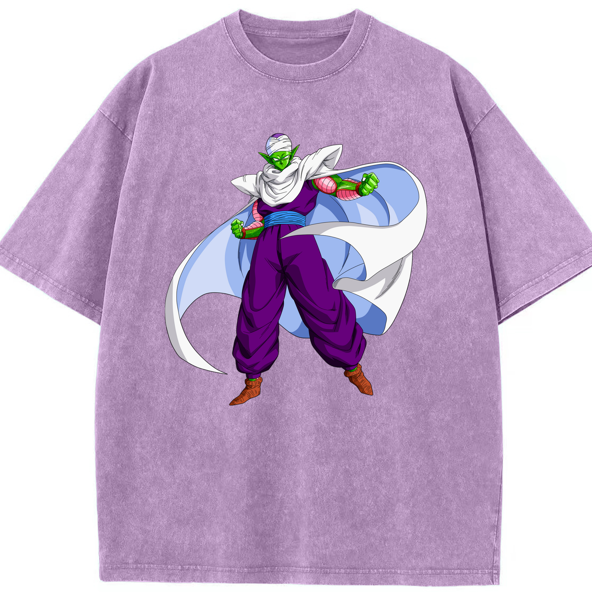 （画像用） ドラゴンボール ピッコロ DRAGON BALL Piccolo 綿100% ヴィンテージ風 半袖Tシャツ（フロントプリント）