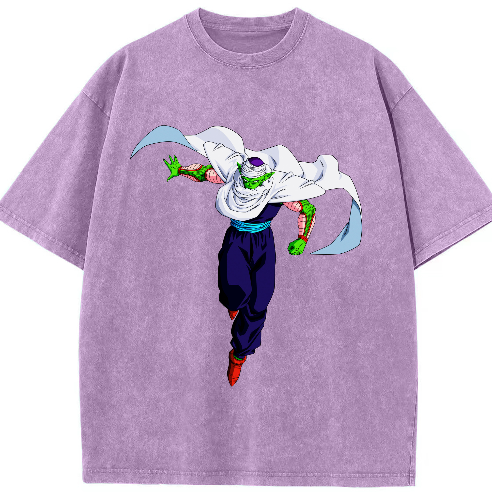 （画像用） ドラゴンボール ピッコロ DRAGON BALL Piccolo 綿100% ヴィンテージ風 半袖Tシャツ（フロントプリント）