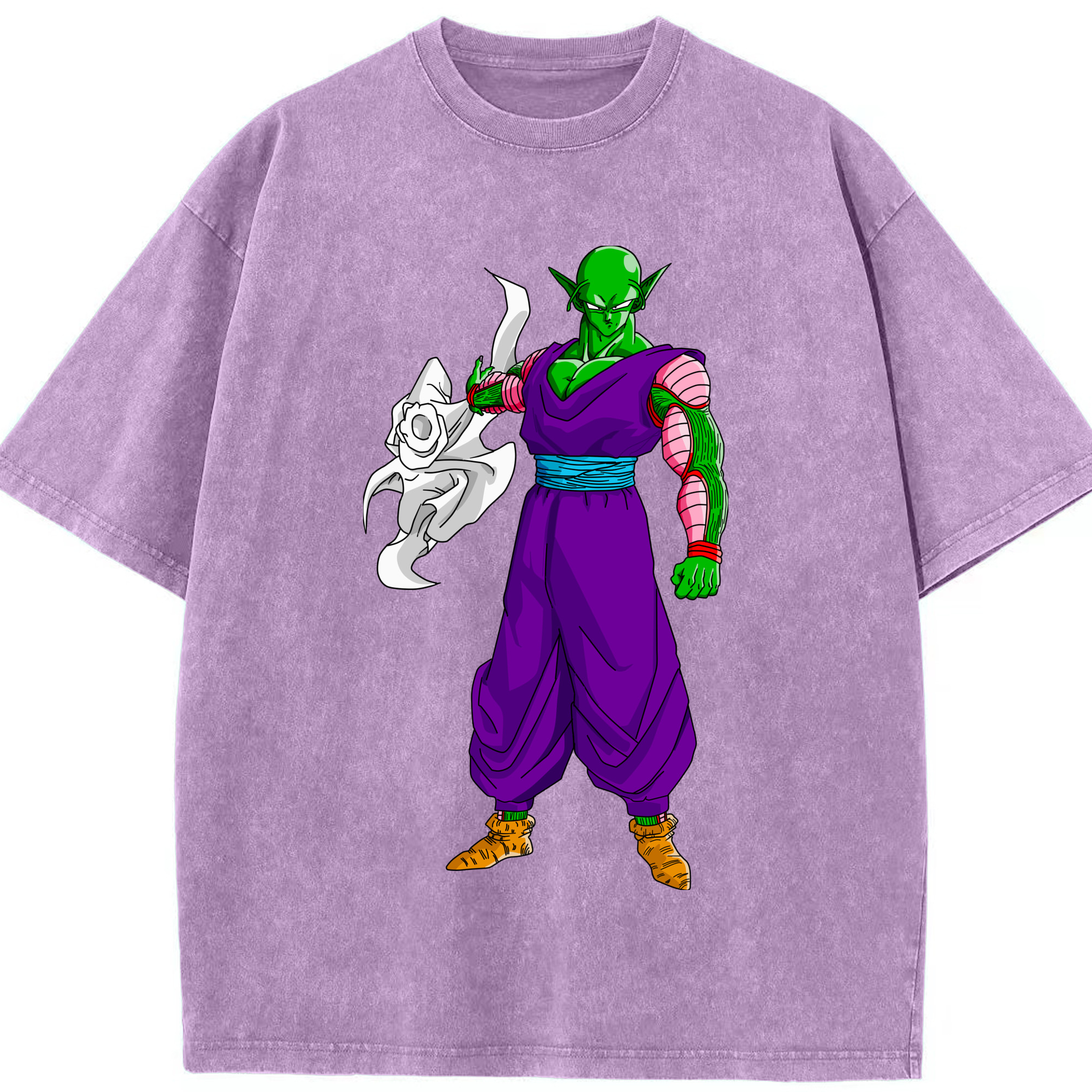 （画像用） ドラゴンボール ピッコロ DRAGON BALL Piccolo 綿100% ヴィンテージ風 半袖Tシャツ（フロントプリント）