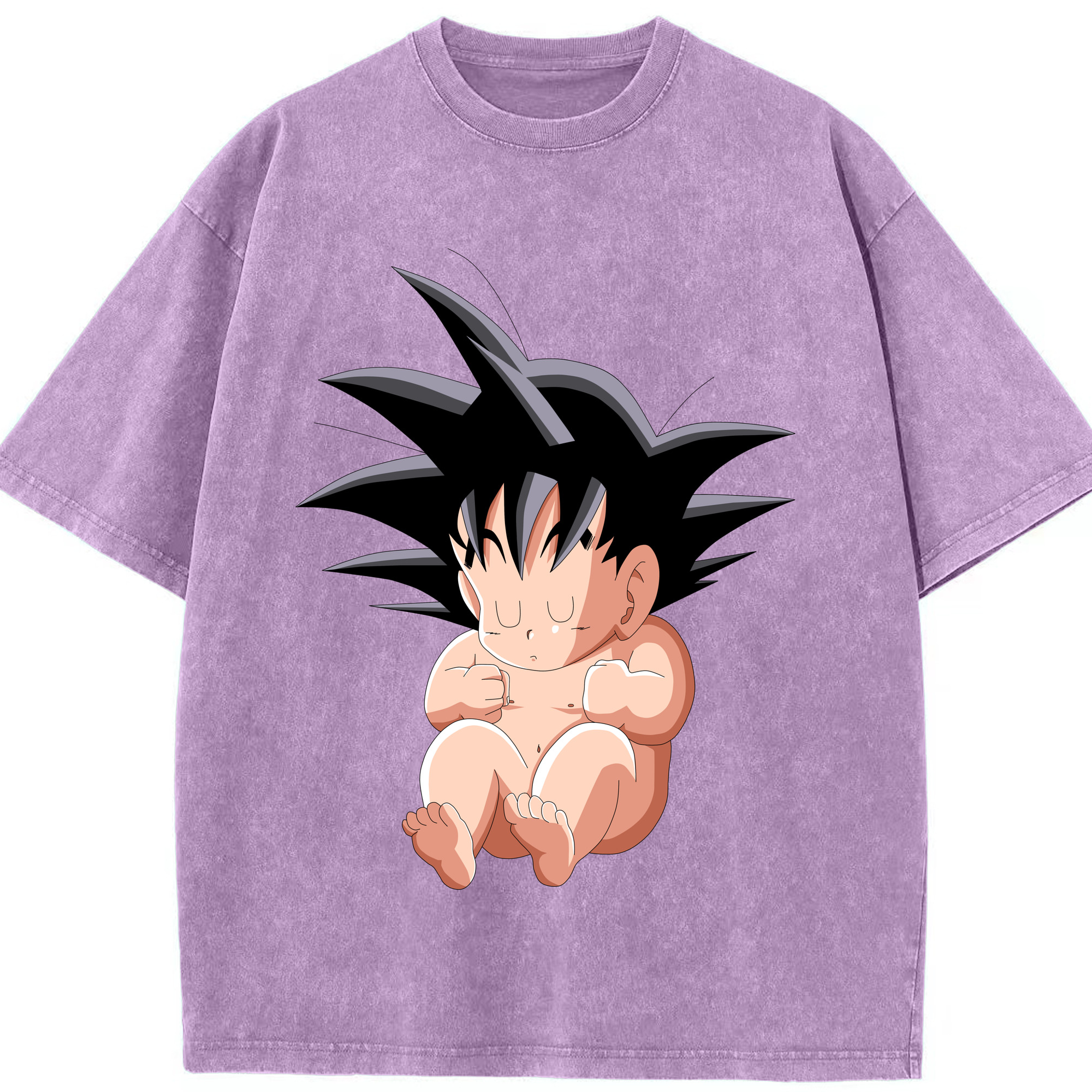 （画像用） ドラゴンボール 孫悟空（そん ごくう）Son Goku カカロット DRAGON BALL Kakarotto 綿100% ヴィンテージ風 半袖Tシャツ（フロントプリント）