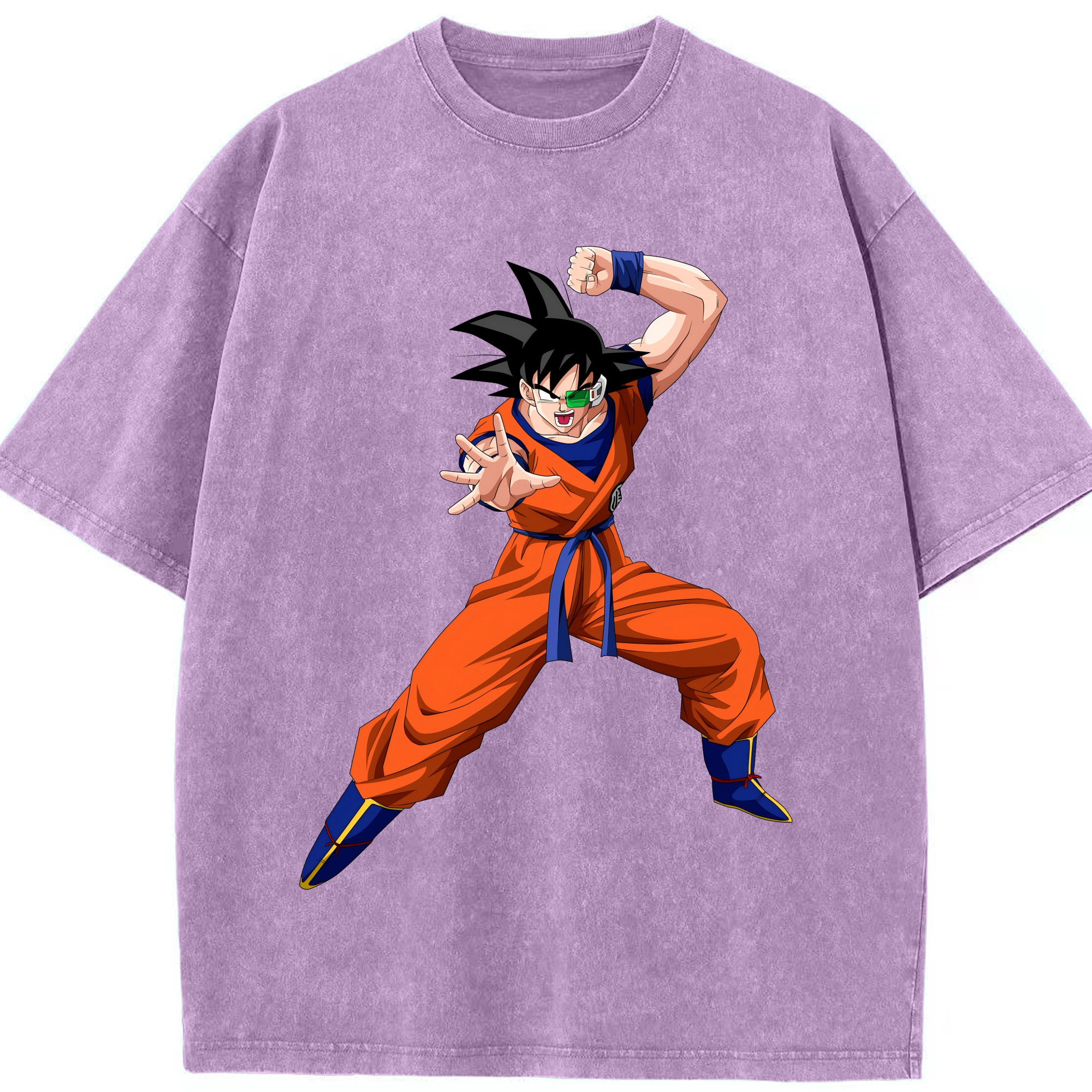 ドラゴンボール 孫悟空（そん ごくう）Son Goku カカロット DRAGON BALL Kakarotto 綿100% ヴィンテージ風 半袖Tシャツ（フロントプリント）