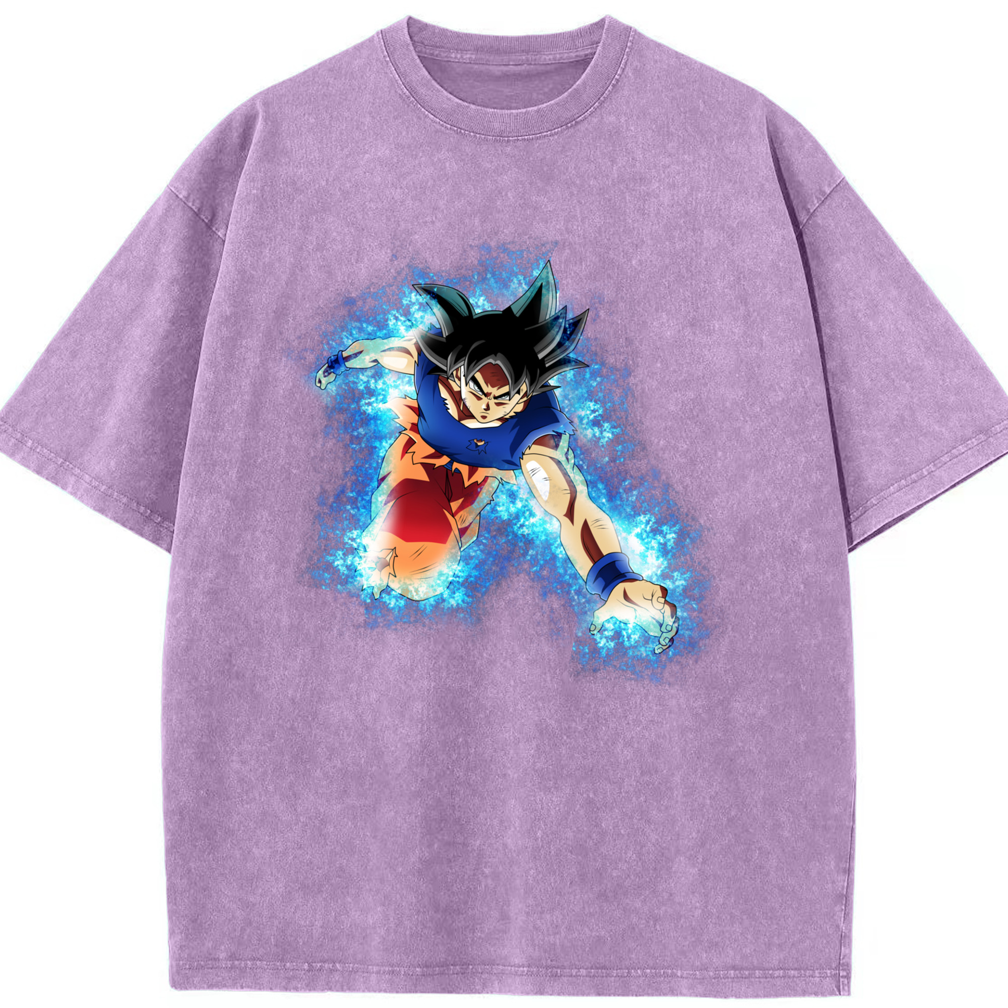 （画像用） ドラゴンボール 孫悟空（そん ごくう）Son Goku カカロット DRAGON BALL Kakarotto 綿100% ヴィンテージ風 半袖Tシャツ（フロントプリント）