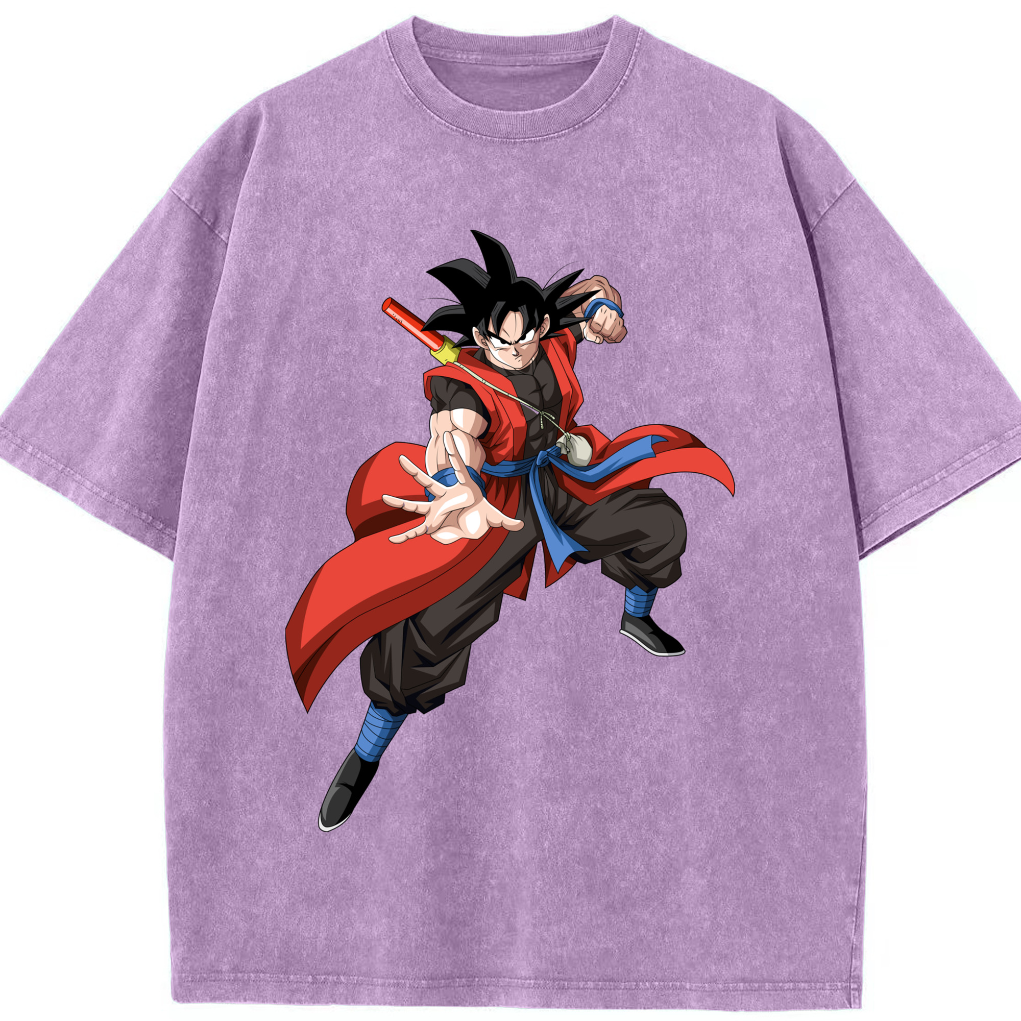 ドラゴンボール 孫悟空（そん ごくう）Son Goku カカロット DRAGON BALL Kakarotto 綿100% ヴィンテージ風 半袖Tシャツ（フロントプリント）