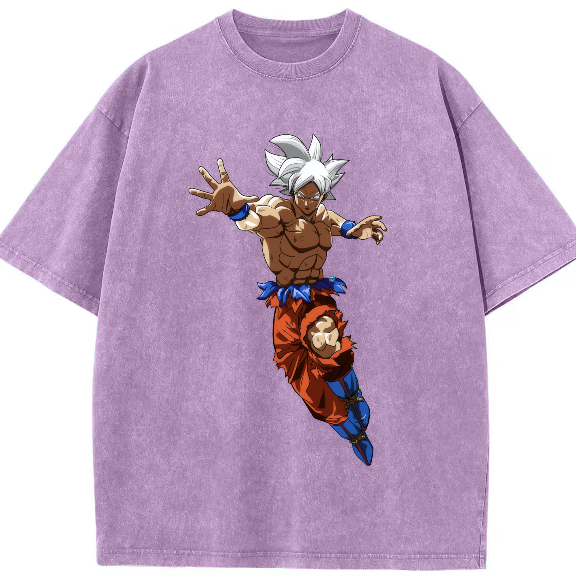 （画像用） ドラゴンボール 孫悟空（そん ごくう）Son Goku カカロット DRAGON BALL Kakarotto 綿100% ヴィンテージ風 半袖Tシャツ（フロントプリント）