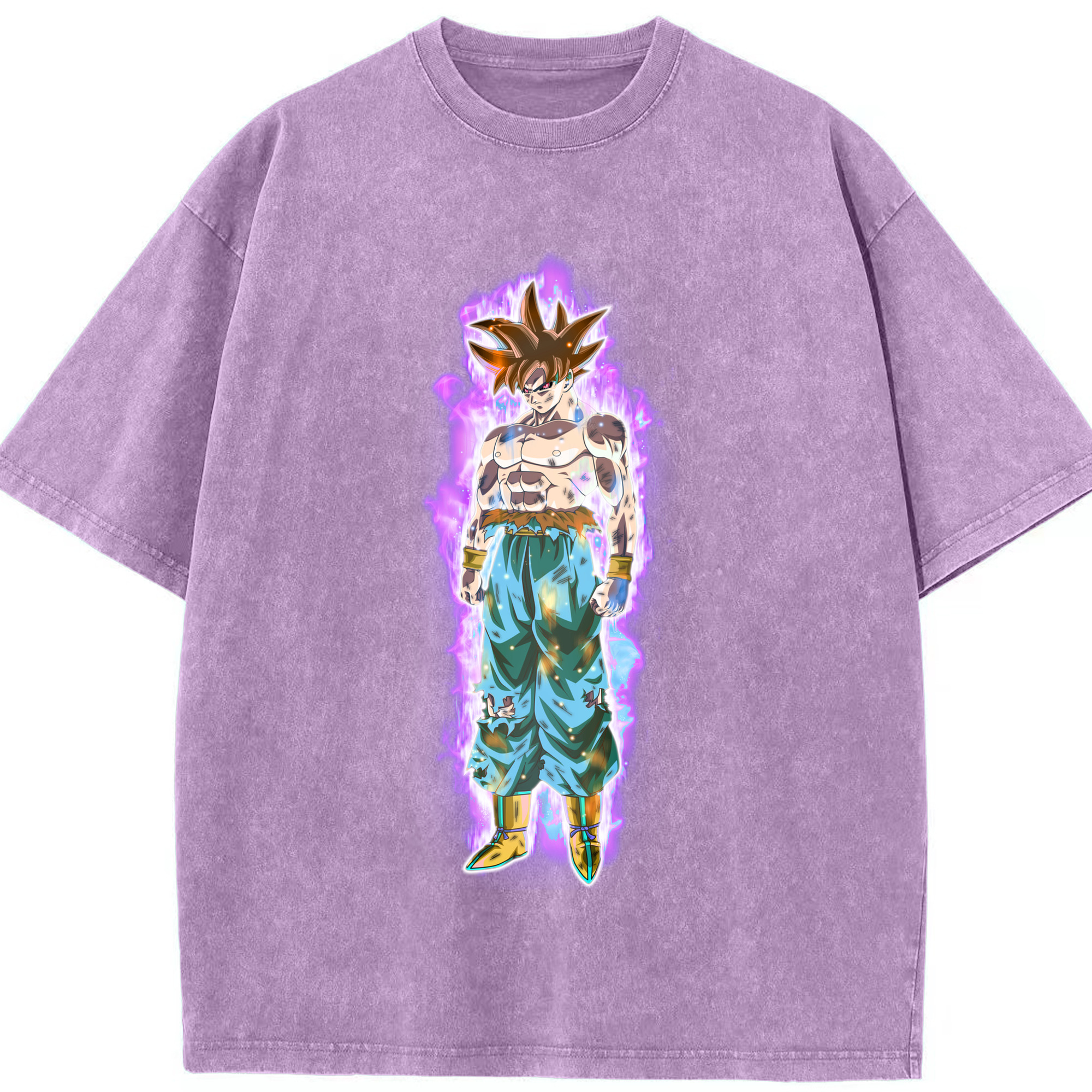 ドラゴンボール 孫悟空（そん ごくう）Son Goku カカロット DRAGON BALL Kakarotto 綿100% ヴィンテージ風 半袖Tシャツ（フロントプリント）