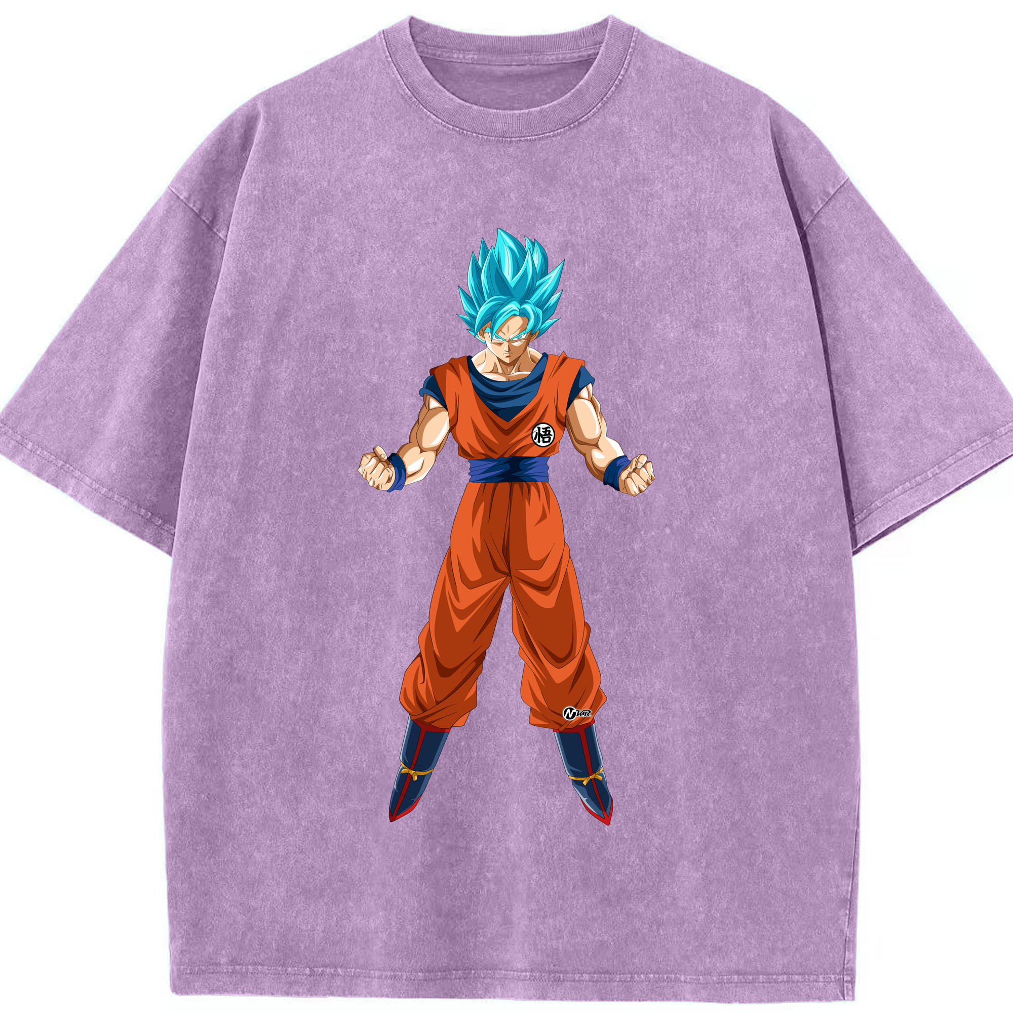 （画像用） ドラゴンボール 孫悟空（そん ごくう）Son Goku カカロット DRAGON BALL Kakarotto 綿100% ヴィンテージ風 半袖Tシャツ（フロントプリント）