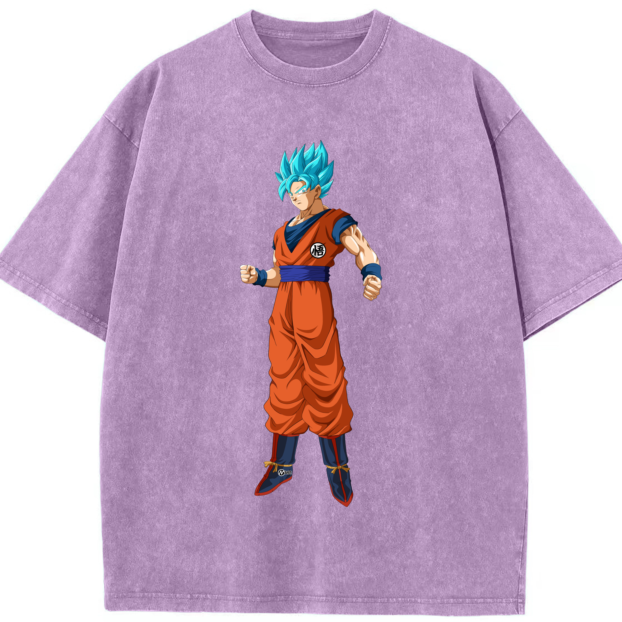 （画像用） ドラゴンボール 孫悟空（そん ごくう）Son Goku カカロット DRAGON BALL Kakarotto 綿100% ヴィンテージ風 半袖Tシャツ（フロントプリント）