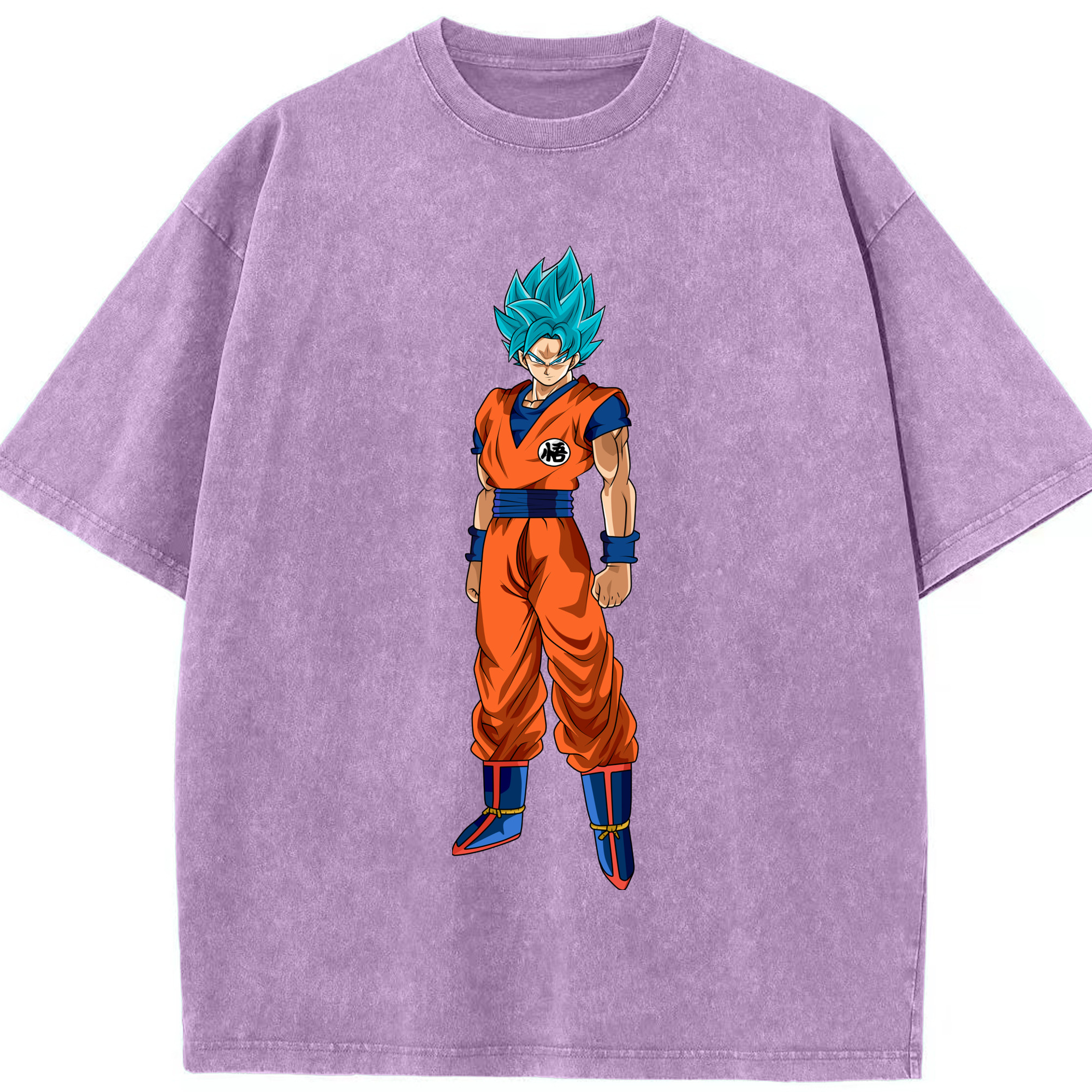 （画像用） ドラゴンボール 孫悟空（そん ごくう）Son Goku カカロット DRAGON BALL Kakarotto 綿100% ヴィンテージ風 半袖Tシャツ（フロントプリント）