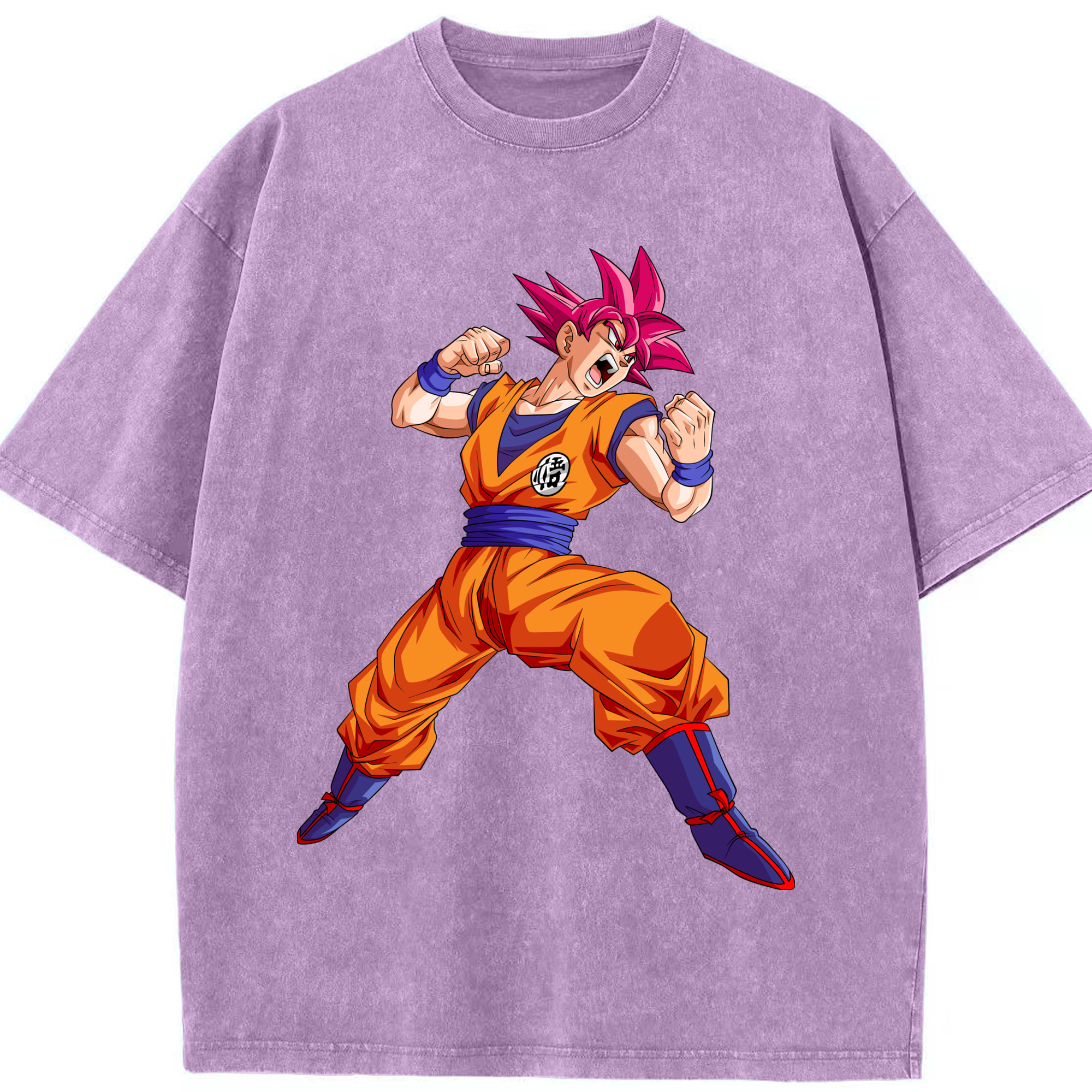 （画像用） ドラゴンボール 孫悟空（そん ごくう）Son Goku カカロット DRAGON BALL Kakarotto 綿100% ヴィンテージ風 半袖Tシャツ（フロントプリント）