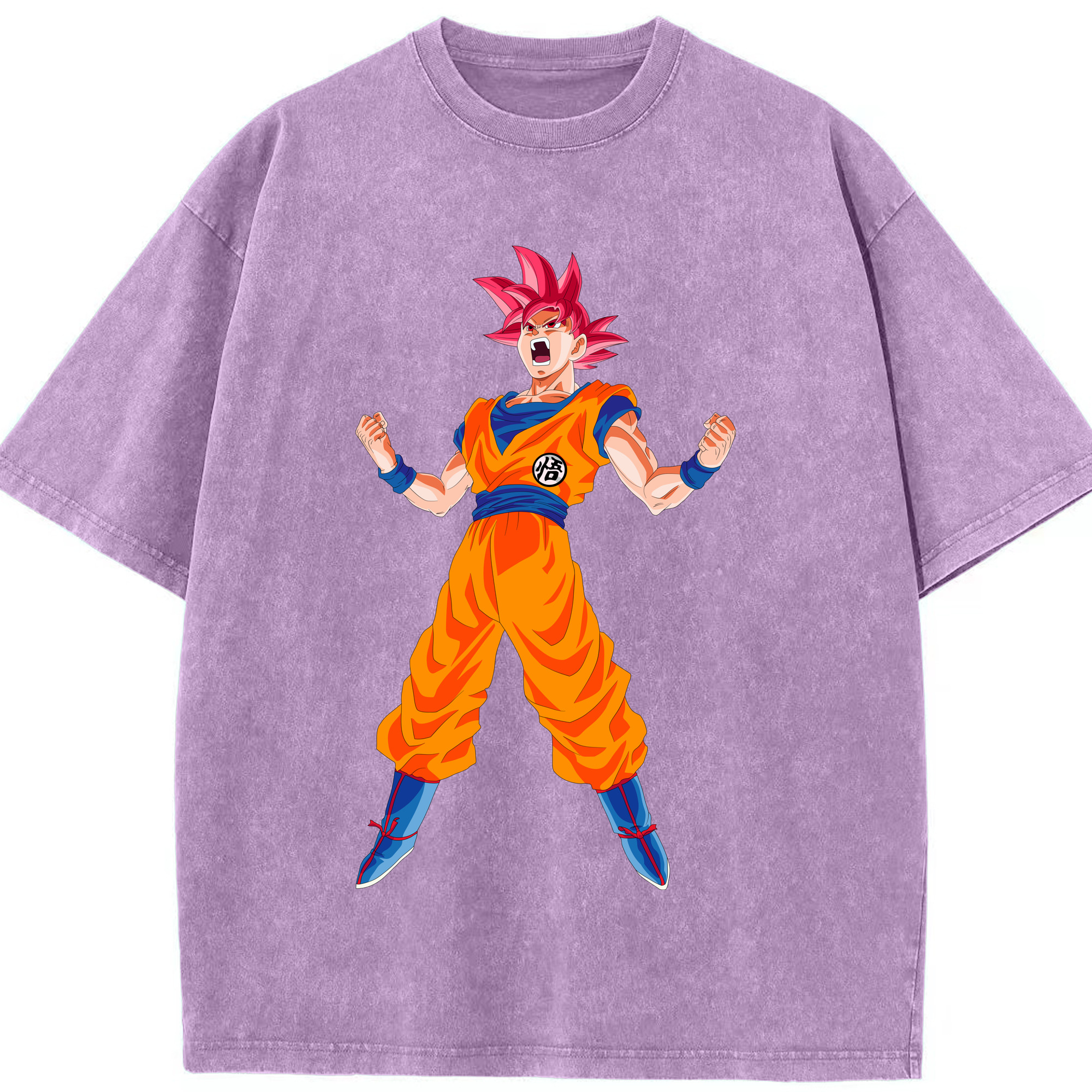 ドラゴンボール 孫悟空（そん ごくう）Son Goku カカロット DRAGON BALL Kakarotto 綿100% ヴィンテージ風 半袖Tシャツ（フロントプリント）