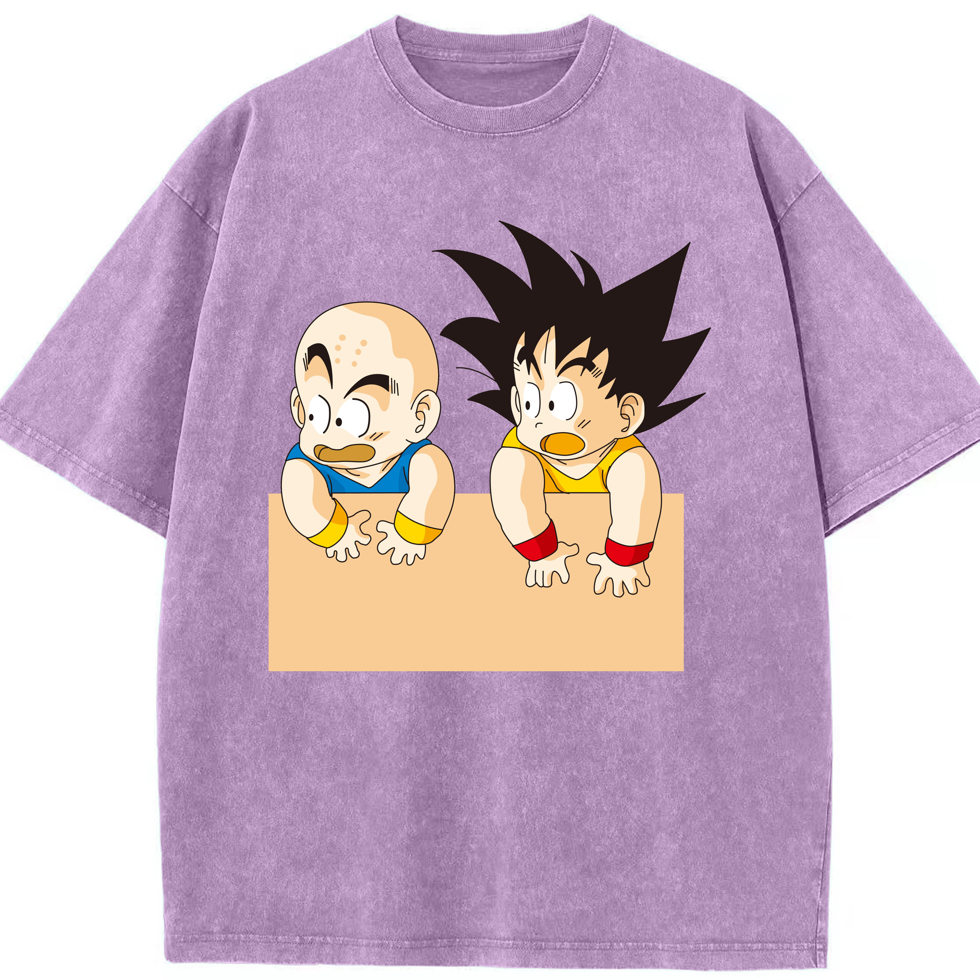 （画像用） ドラゴンボール 孫悟空（そん ごくう）Son Goku カカロット DRAGON BALL Kakarotto 綿100% ヴィンテージ風 半袖Tシャツ（フロントプリント）