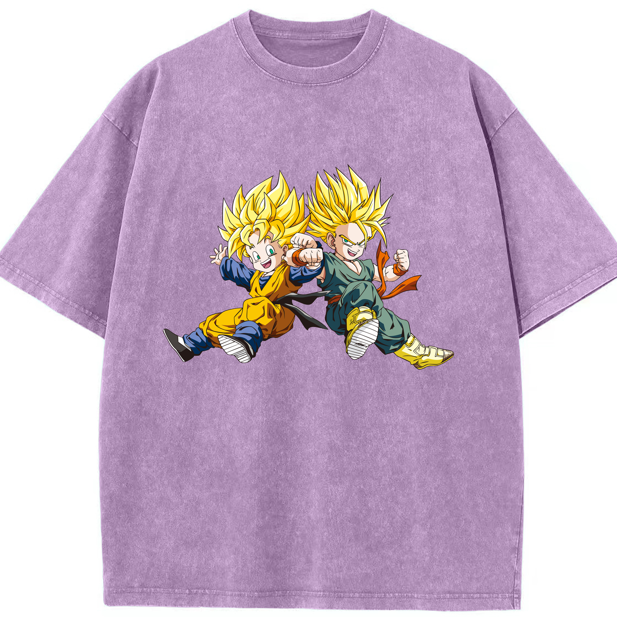 ドラゴンボール 孫悟空（そん ごくう）Son Goku カカロット DRAGON BALL Kakarotto 綿100% ヴィンテージ風 半袖Tシャツ（フロントプリント）