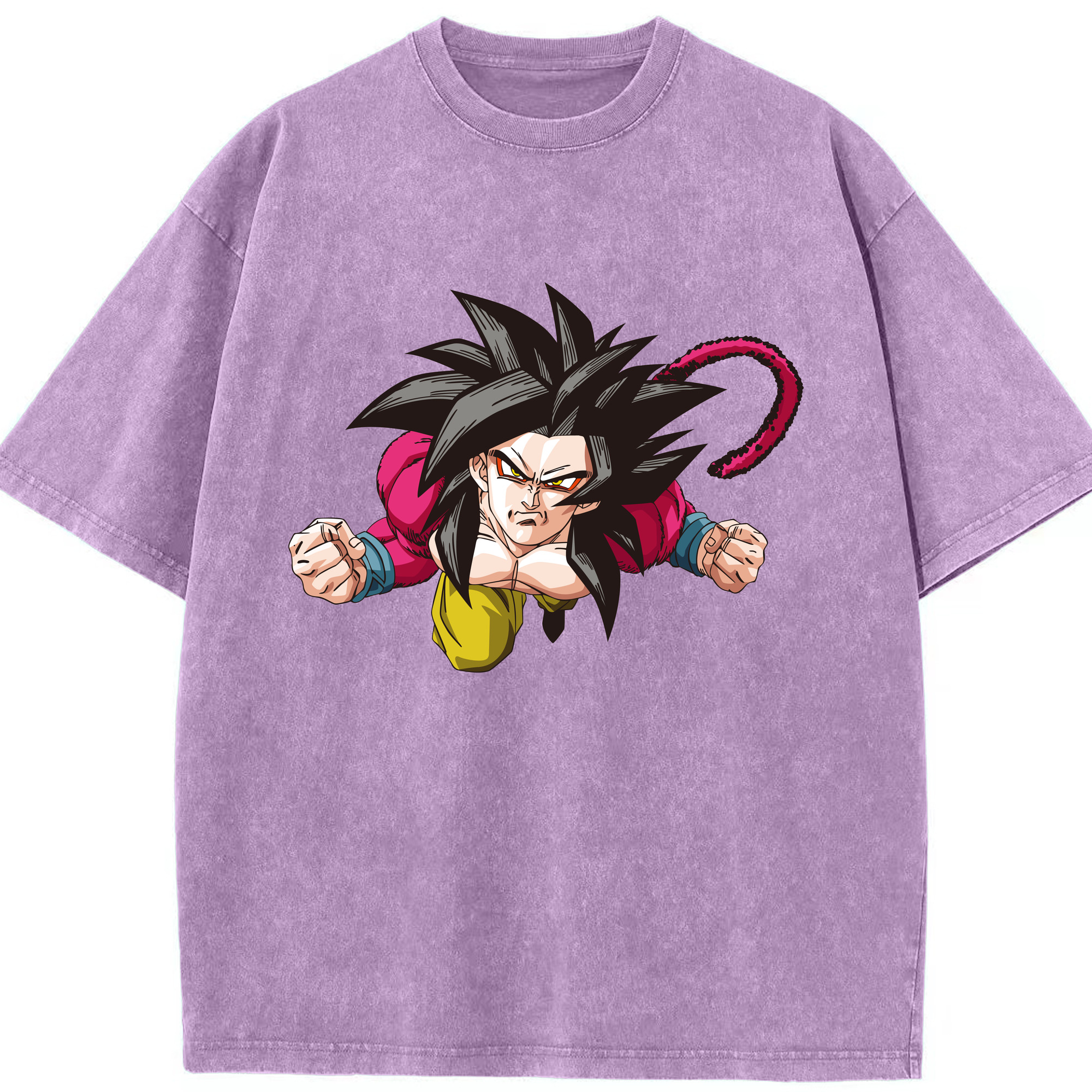 （画像用） ドラゴンボール 孫悟空（そん ごくう）Son Goku カカロット DRAGON BALL Kakarotto 綿100% ヴィンテージ風 半袖Tシャツ（フロントプリント）