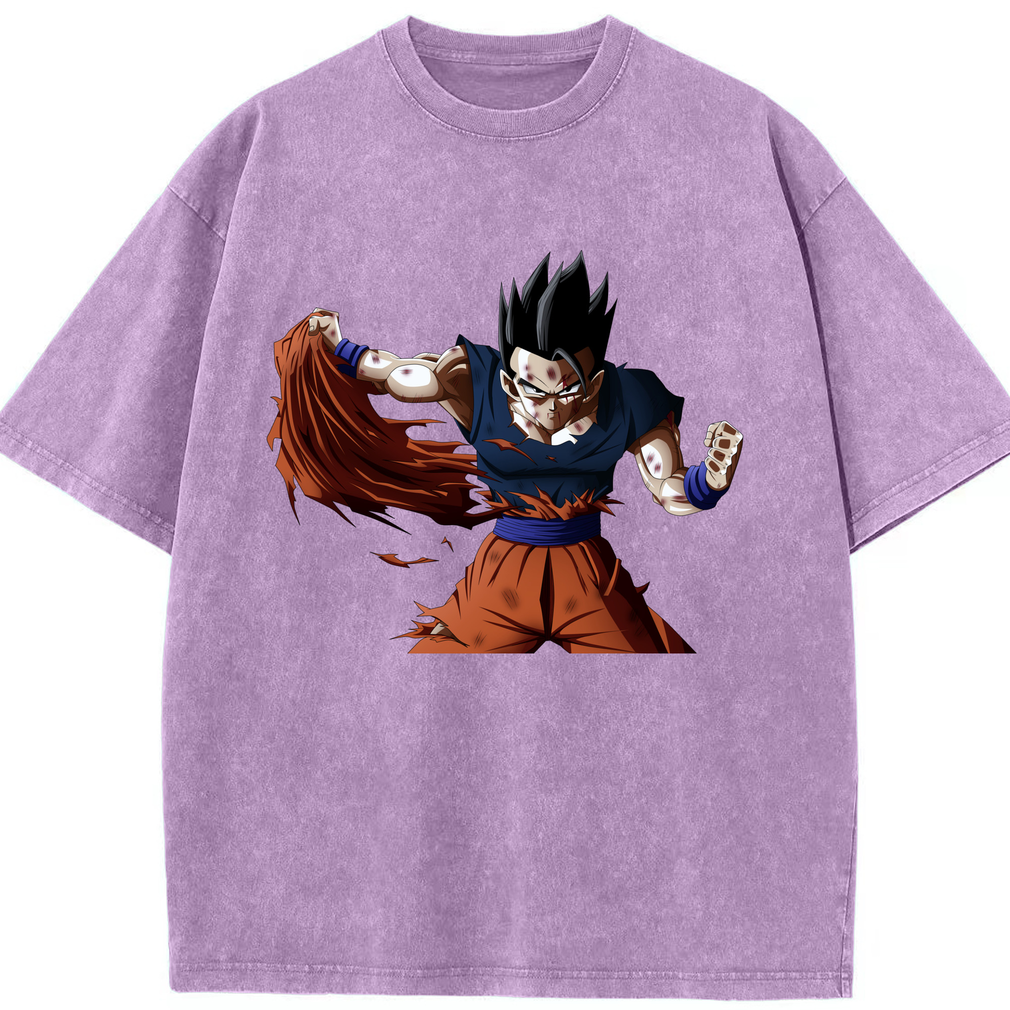 （画像用） ドラゴンボール ベジータ四世（Bejīta Yonsei）DRAGON BALL Vegeta IV 綿100% ヴィンテージ風 半袖Tシャツ（フロントプリント）