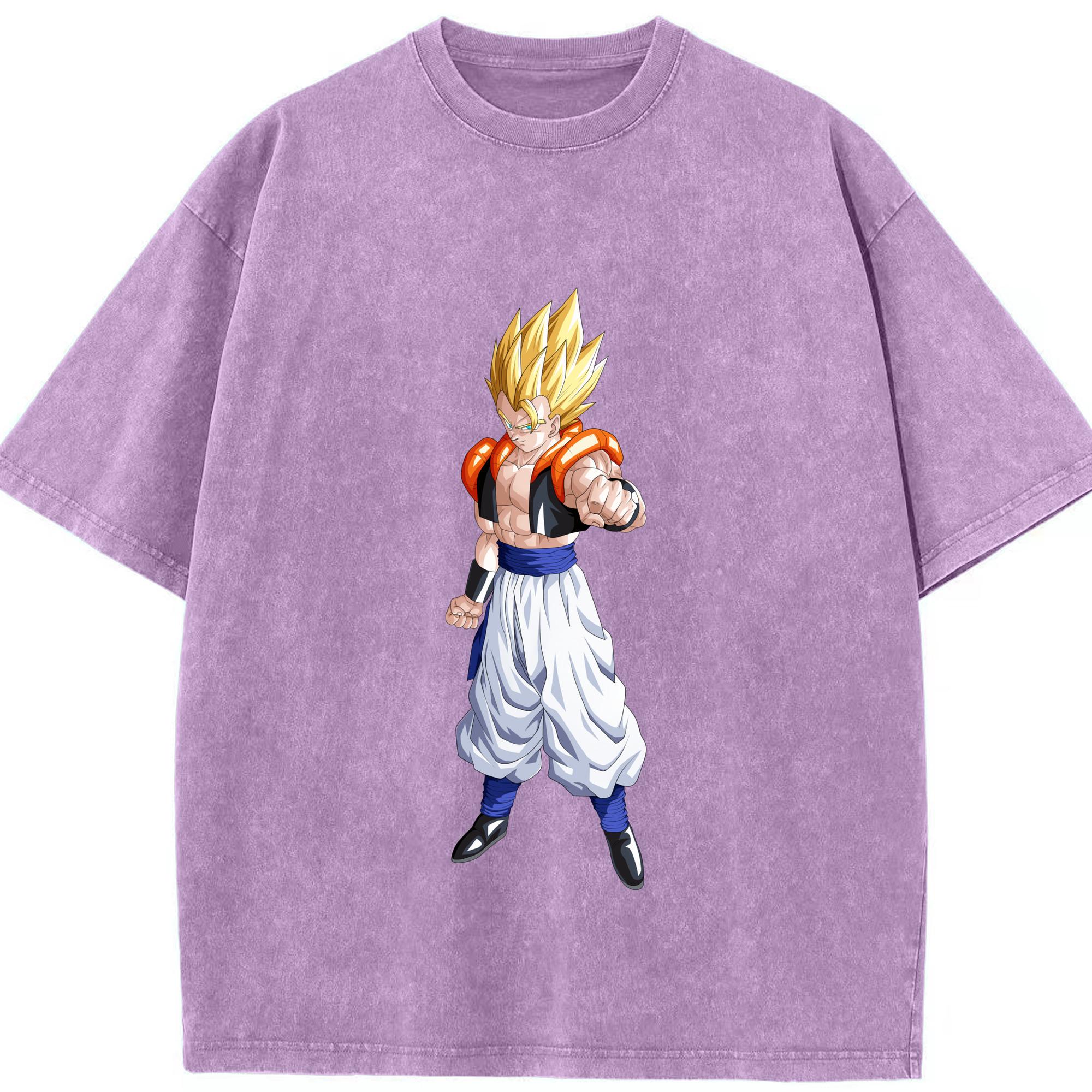 （画像用） ドラゴンボール ベジータ四世（Bejīta Yonsei）DRAGON BALL Vegeta IV 綿100% ヴィンテージ風 半袖Tシャツ（フロントプリント）
