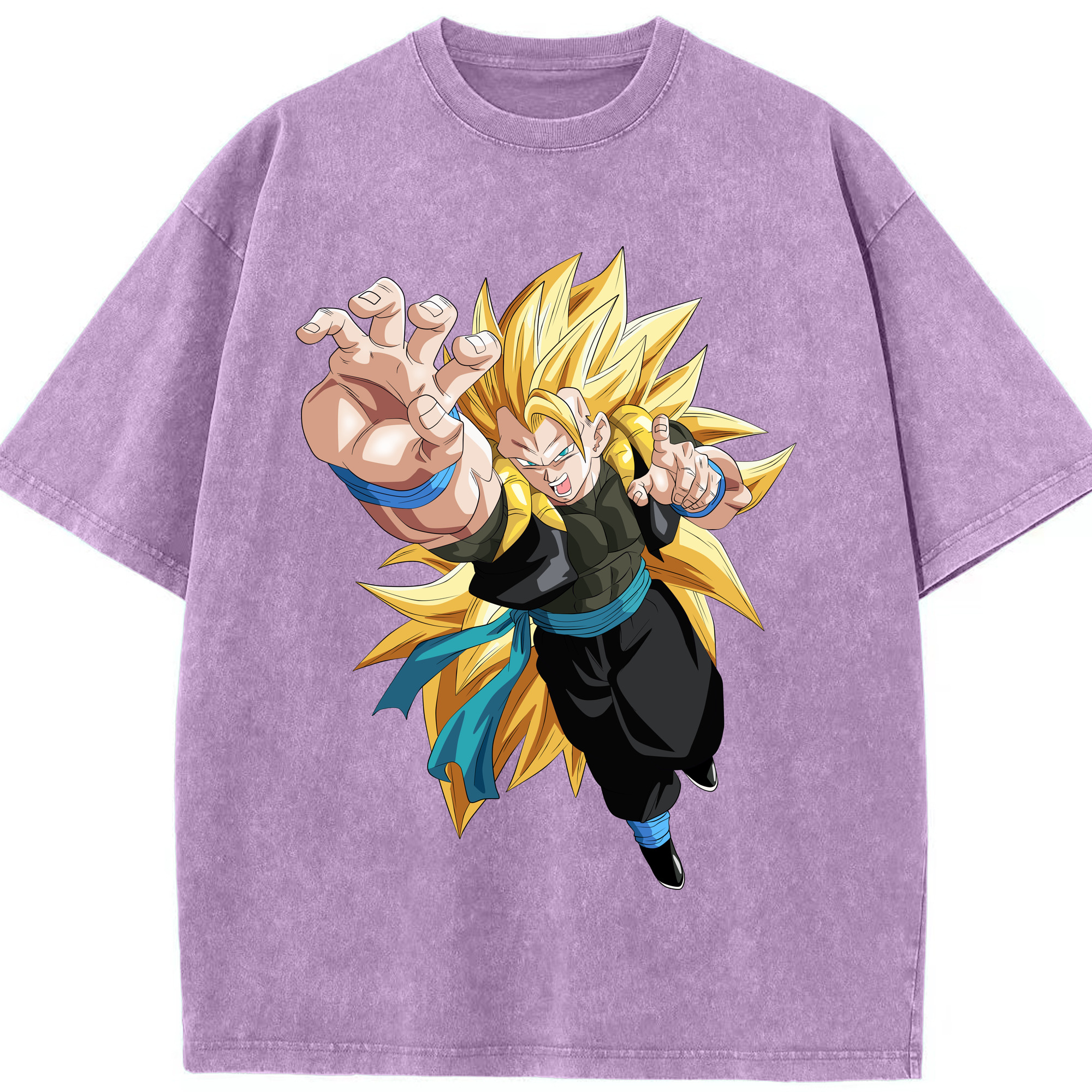 （画像用） ドラゴンボール ベジータ四世（Bejīta Yonsei）DRAGON BALL Vegeta IV 綿100% ヴィンテージ風 半袖Tシャツ（フロントプリント）