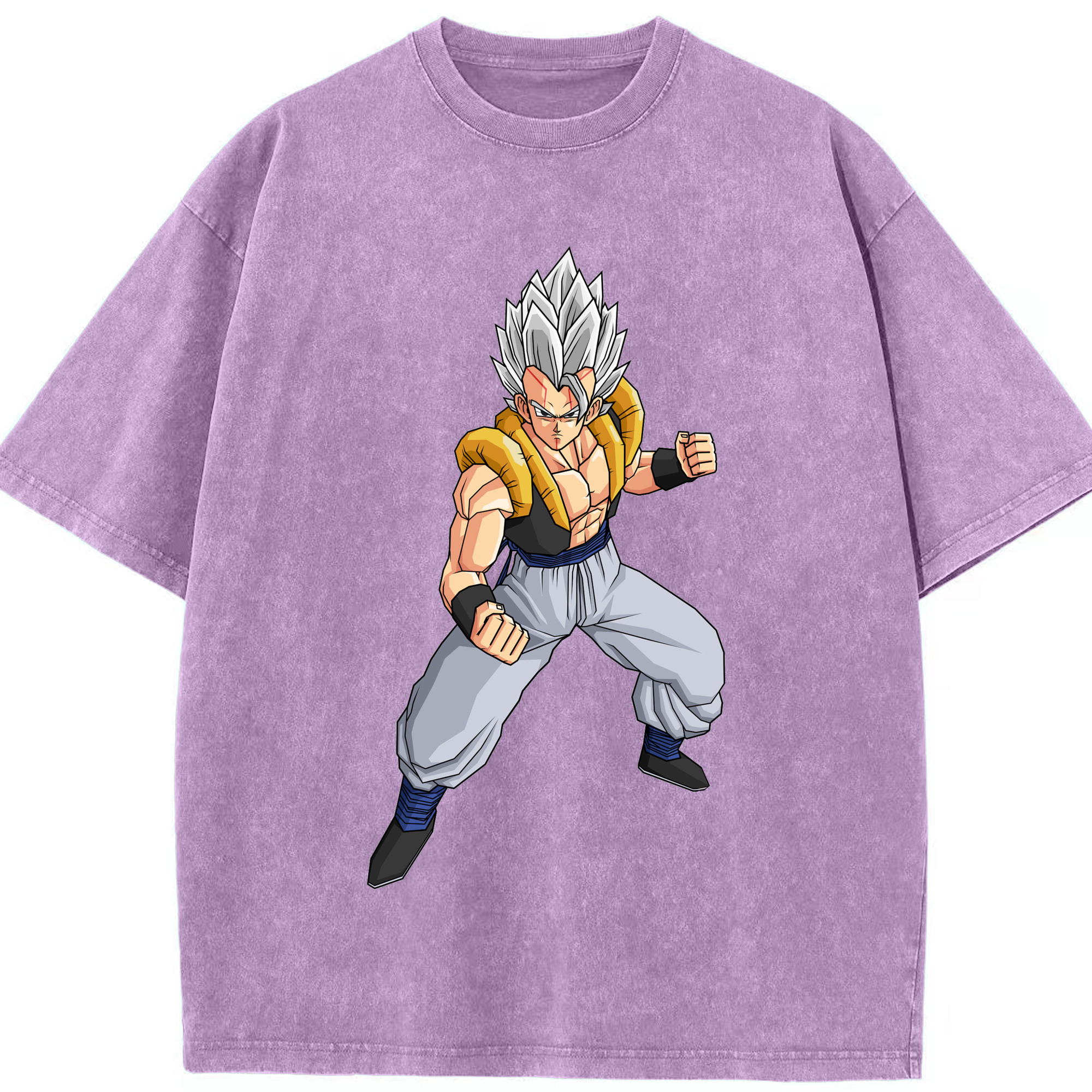 （画像用） ドラゴンボール ベジータ四世（Bejīta Yonsei）DRAGON BALL Vegeta IV 綿100% ヴィンテージ風 半袖Tシャツ（フロントプリント）