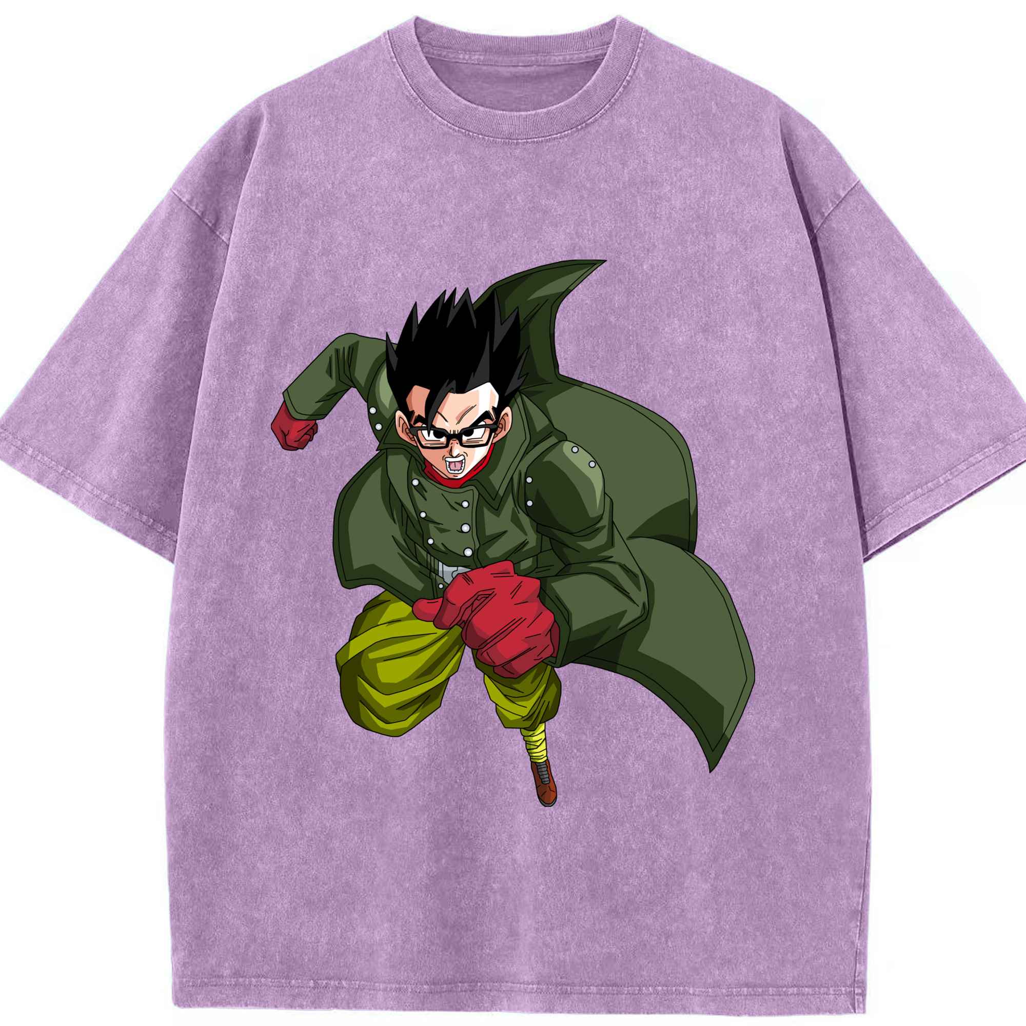 （画像用） ドラゴンボール 孫 悟飯（そんごはん）DRAGON BALL Son Gohan 綿100% ヴィンテージ風 半袖Tシャツ（フロントプリント）