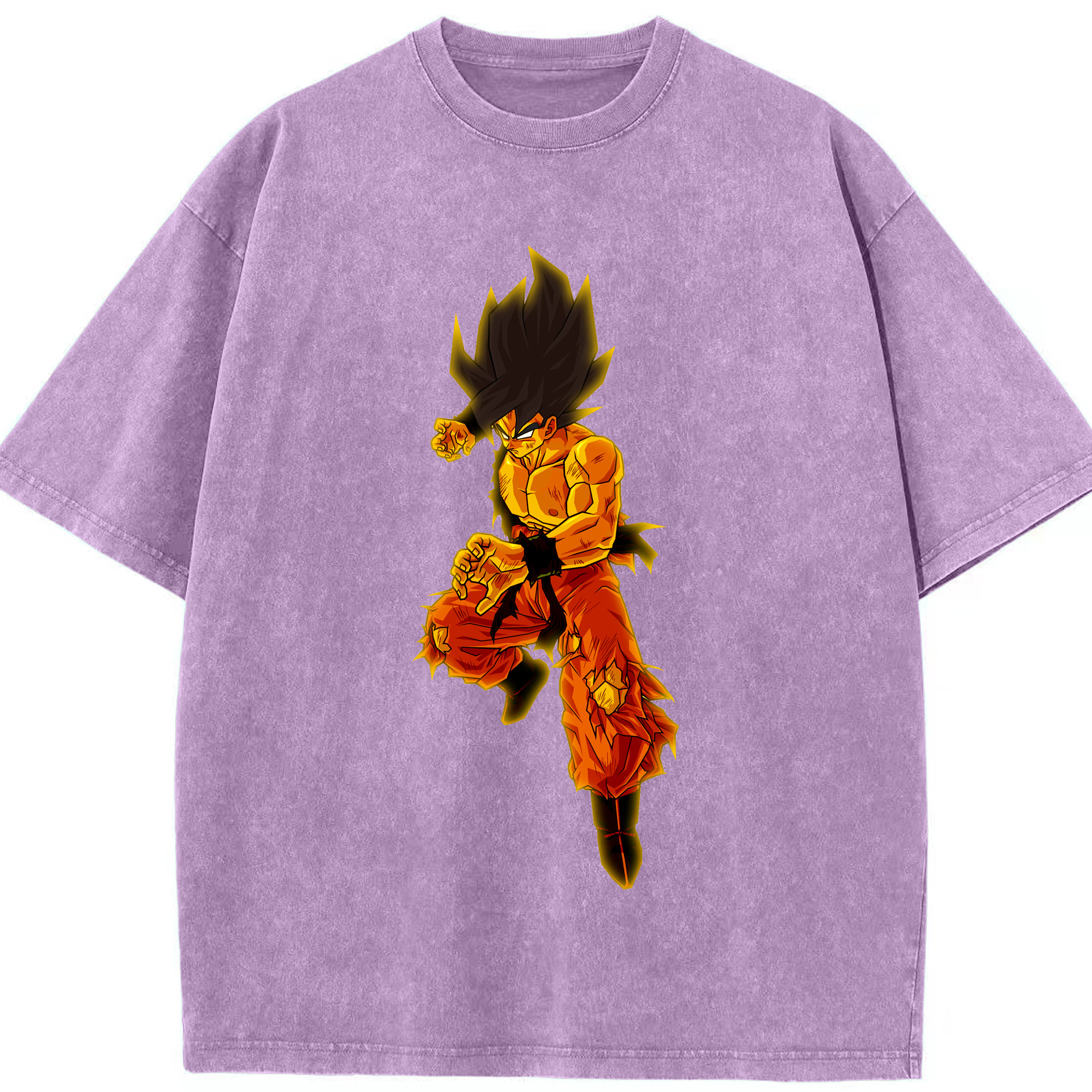 （画像用） ドラゴンボール 孫 悟飯（そんごはん）DRAGON BALL Son Gohan 綿100% ヴィンテージ風 半袖Tシャツ（フロントプリント）