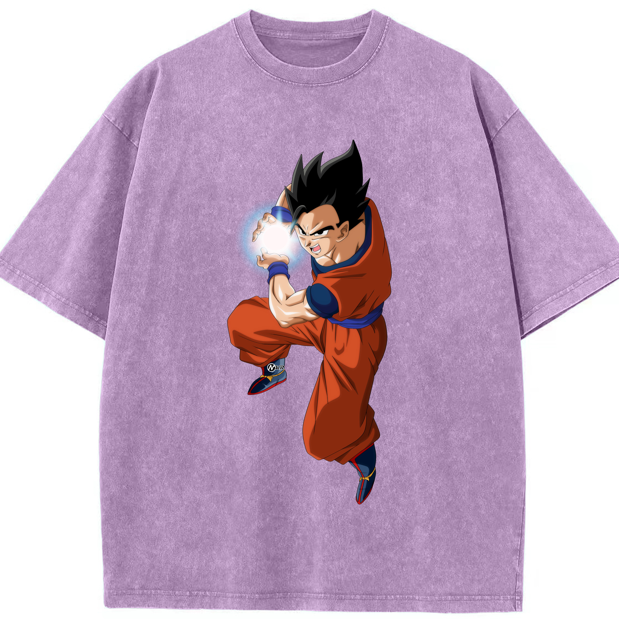 （画像用） ドラゴンボール 孫 悟飯（そんごはん）DRAGON BALL Son Gohan 綿100% ヴィンテージ風 半袖Tシャツ（フロントプリント）