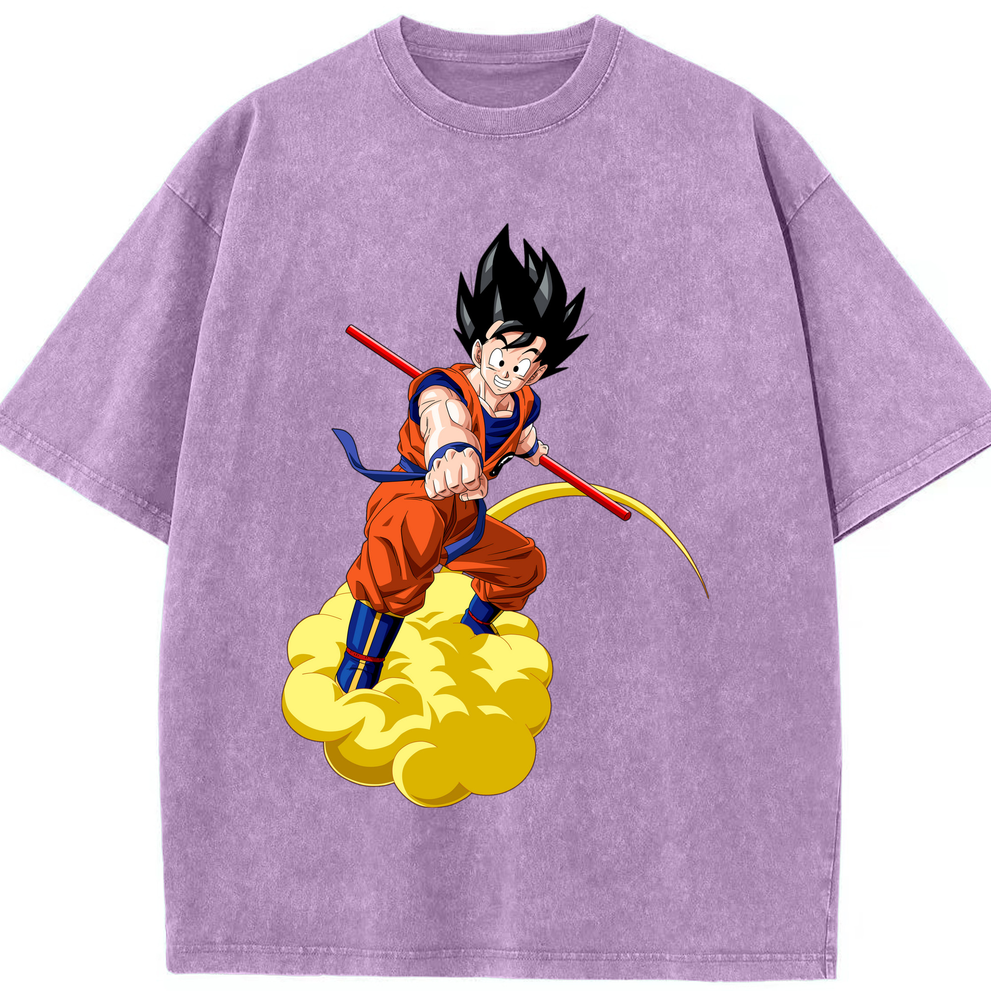 （画像用） ドラゴンボール 孫 悟飯（そんごはん）DRAGON BALL Son Gohan 綿100% ヴィンテージ風 半袖Tシャツ（フロントプリント）